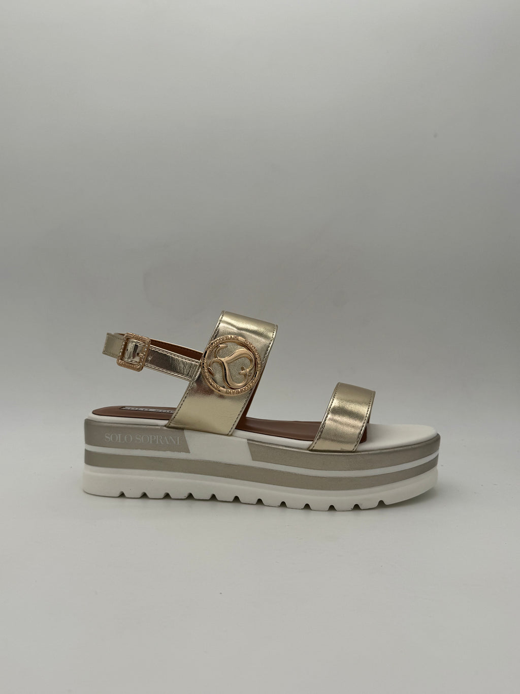 SOLO SOPRANI - Sandali Platform ORO - Donna