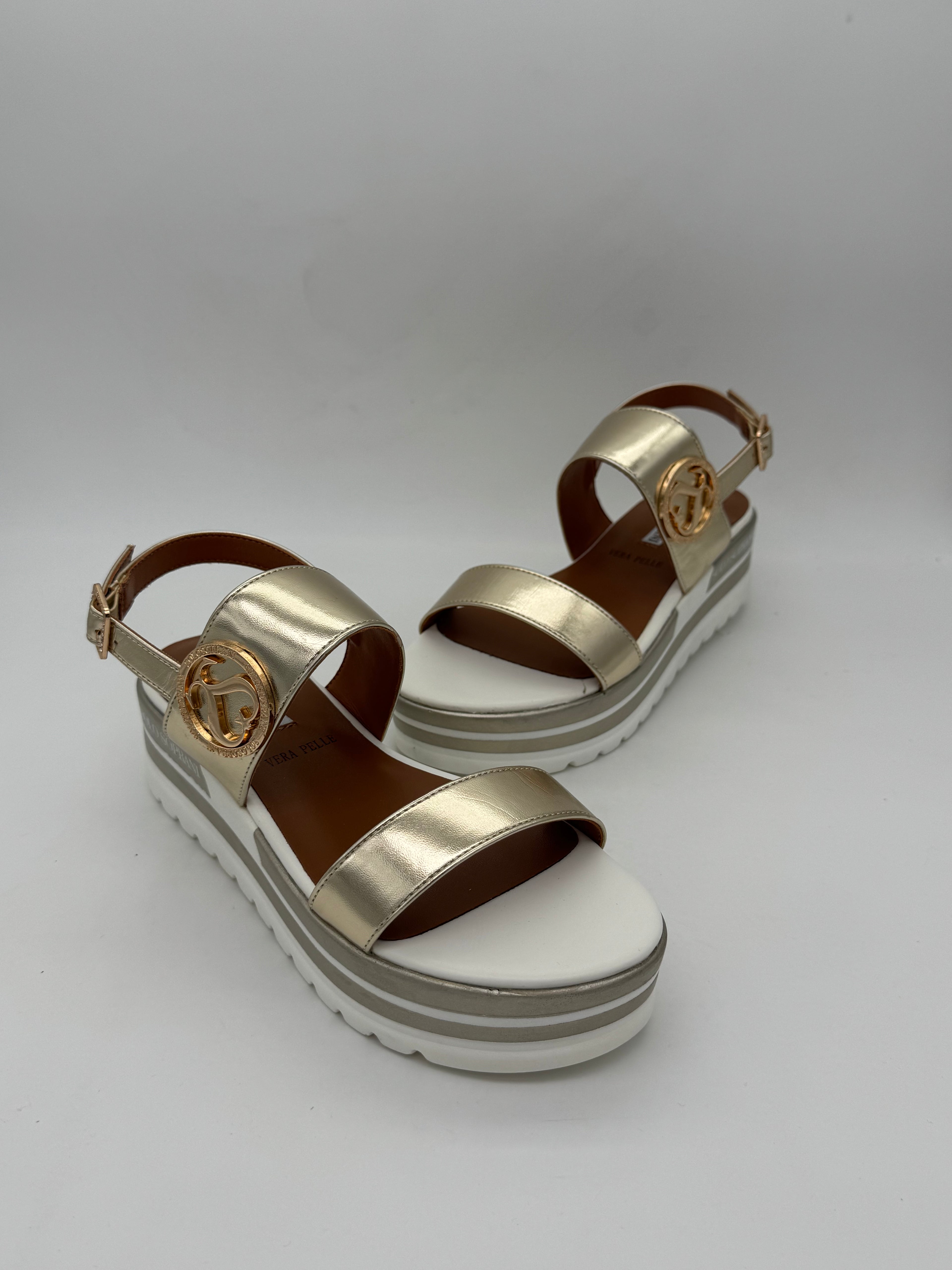 SOLO SOPRANI - Sandali Platform ORO - Donna