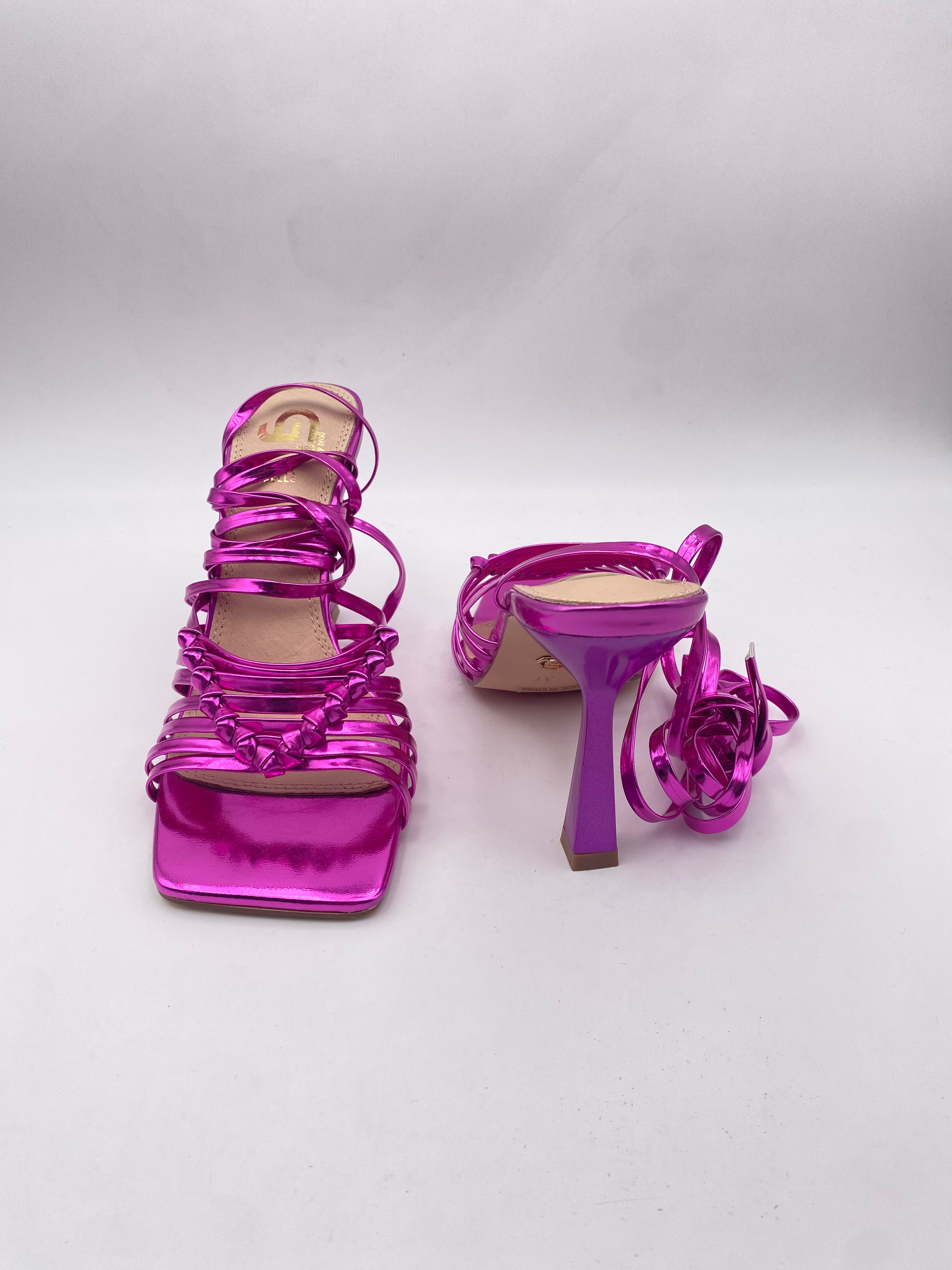 Gold&Gold - Sandalo in pelle con Tacco - Donna