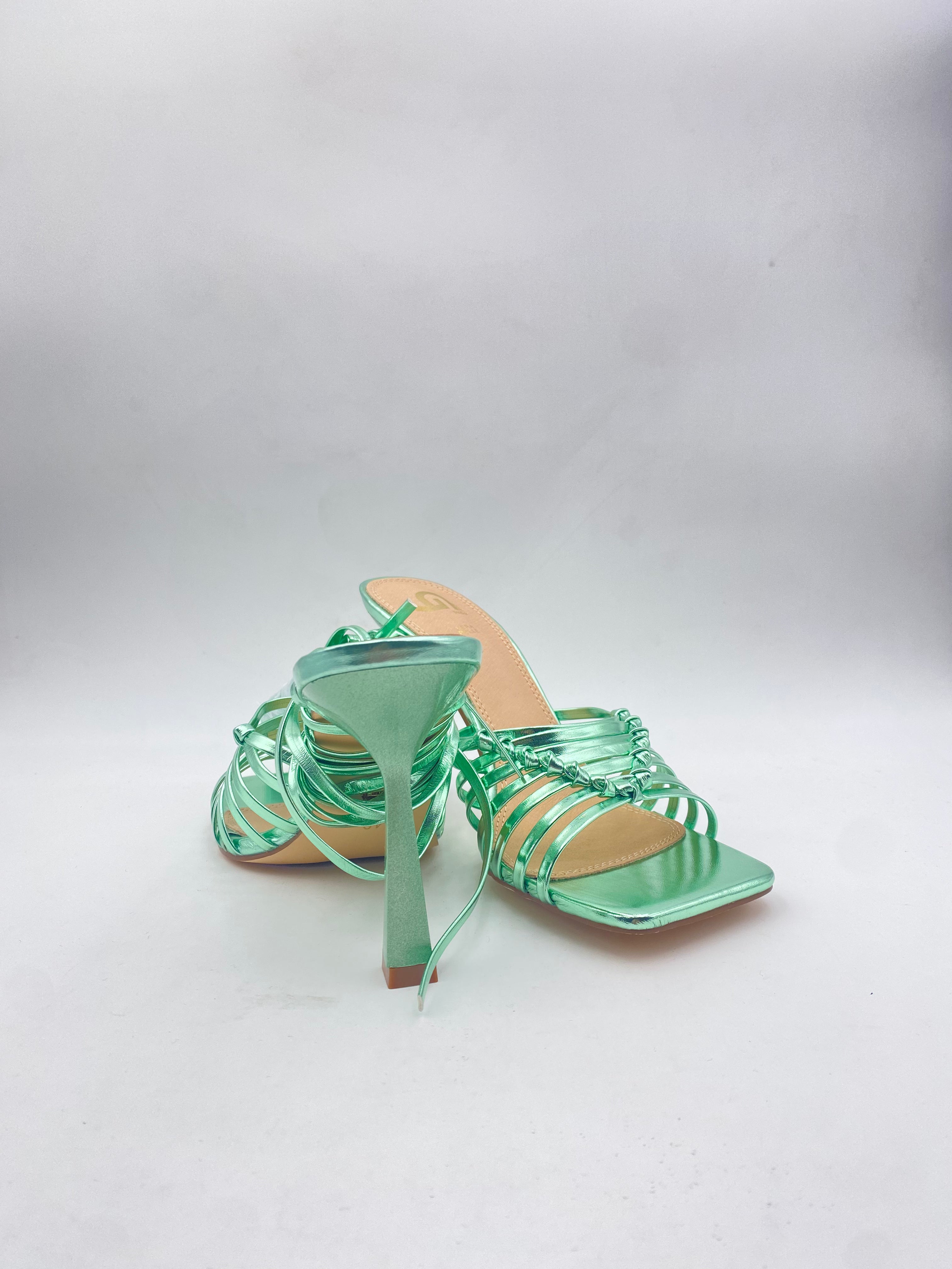 Gold&Gold - Sandalo in pelle con Tacco - Donna