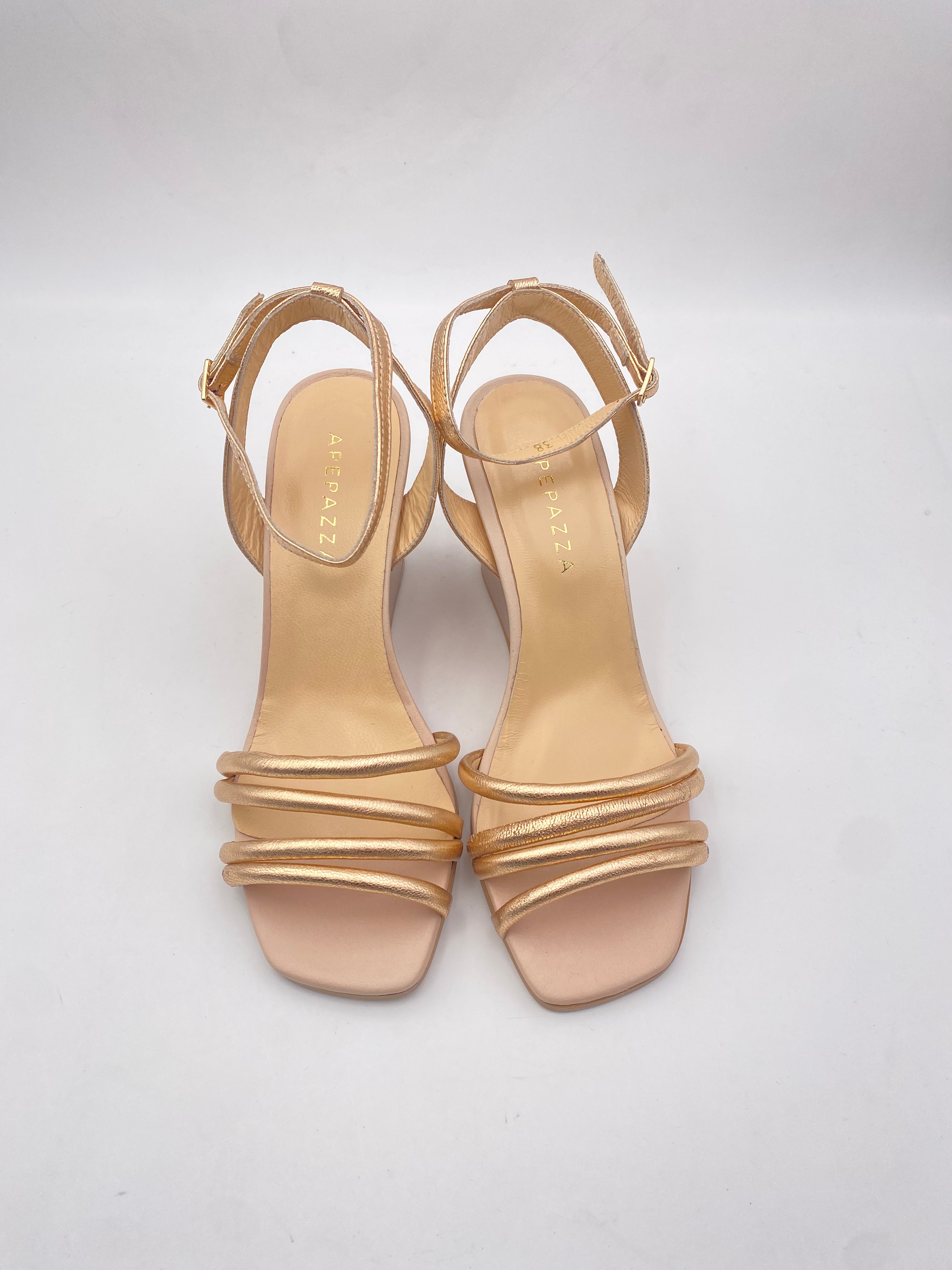 APEPAZZA - Sandalo in pelle con Tacco - Donna