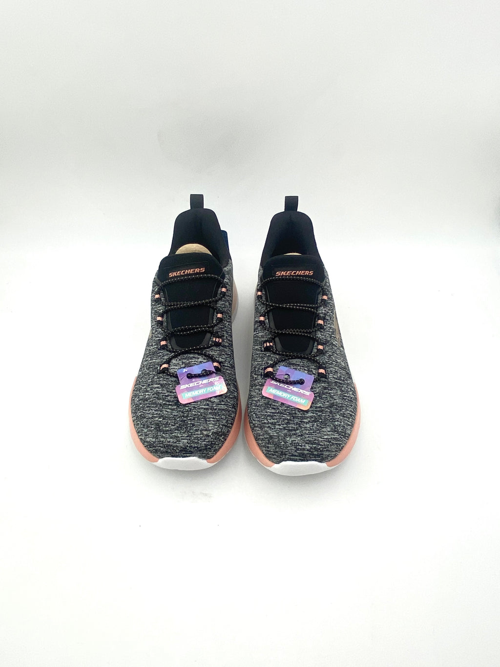 SKECHERS - Memory Foam - Black/Coral