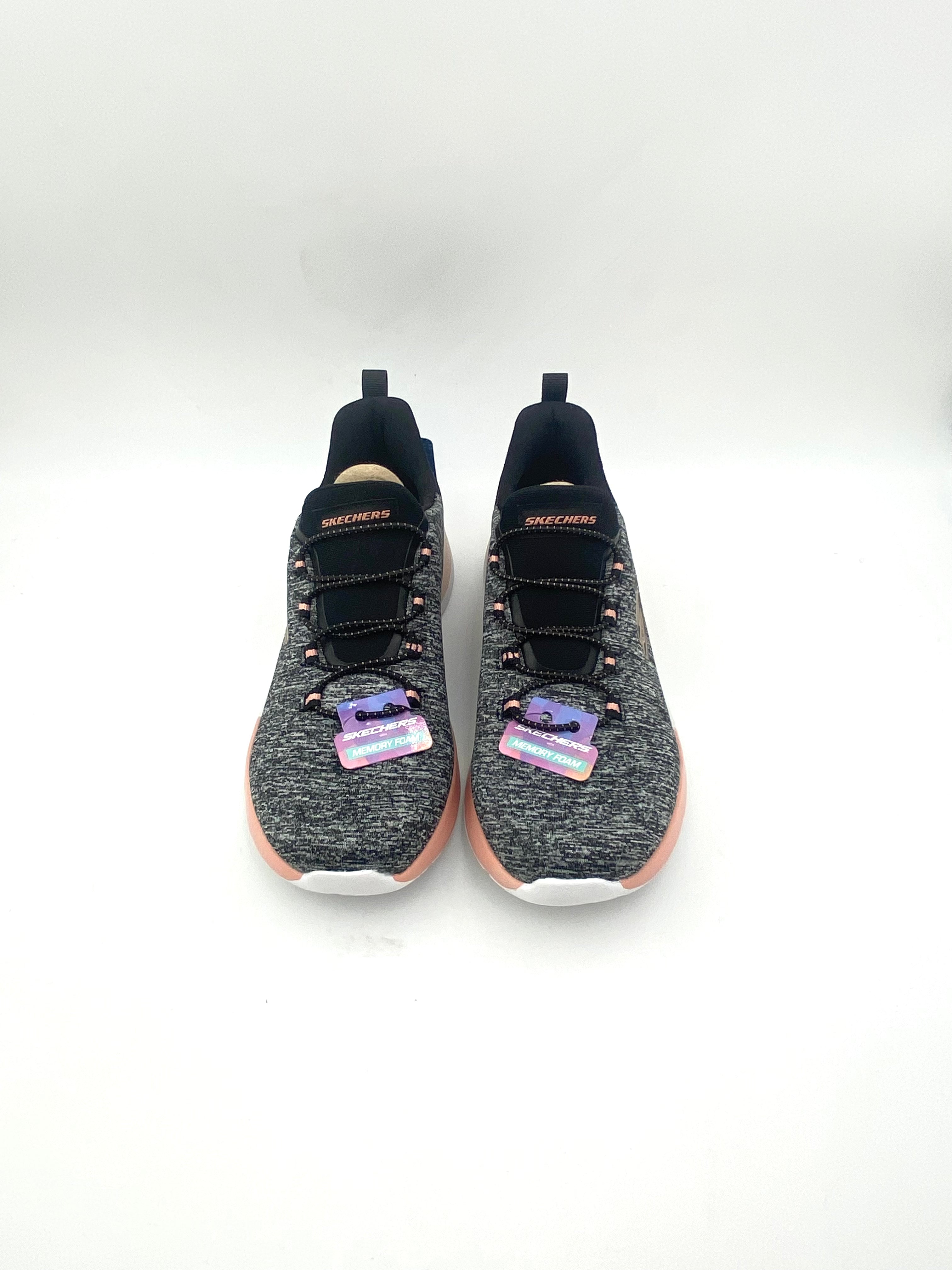 SKECHERS - Memory Foam - Black/Coral