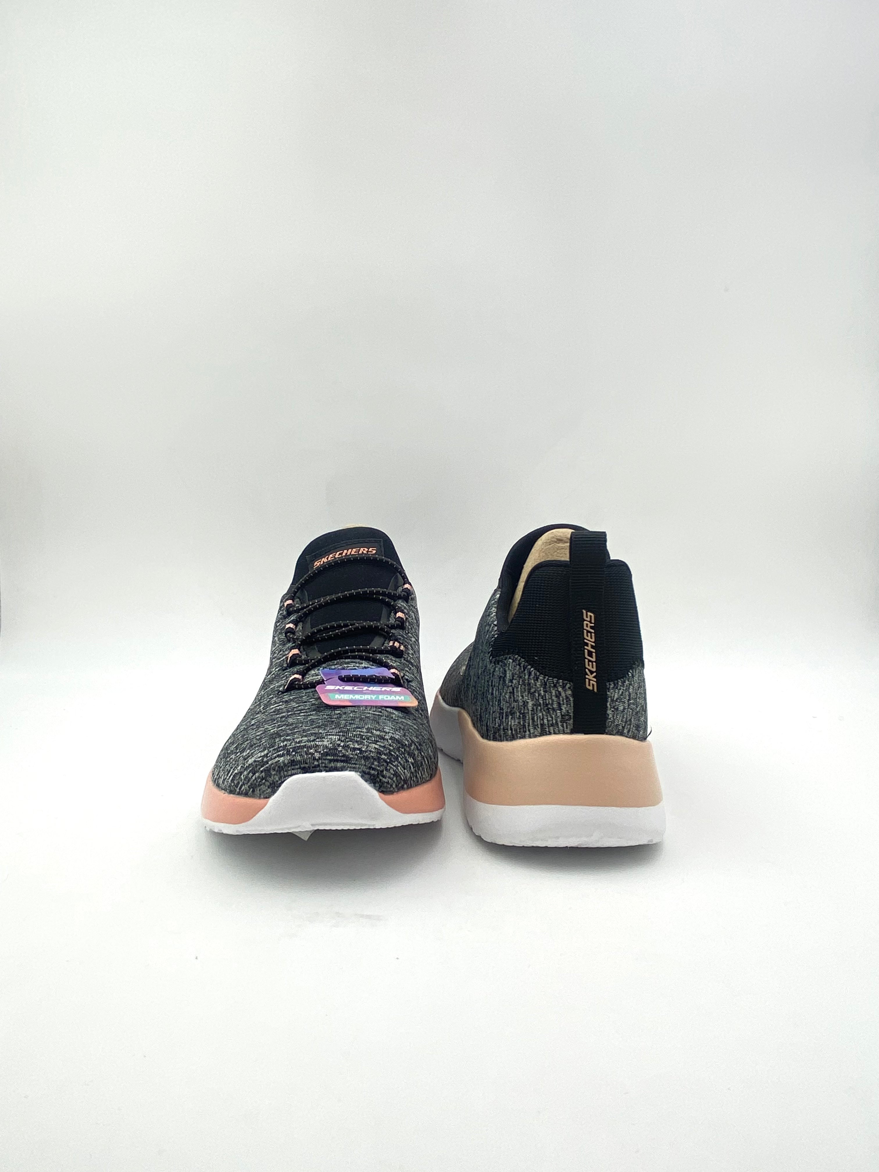 SKECHERS - Memory Foam - Black/Coral