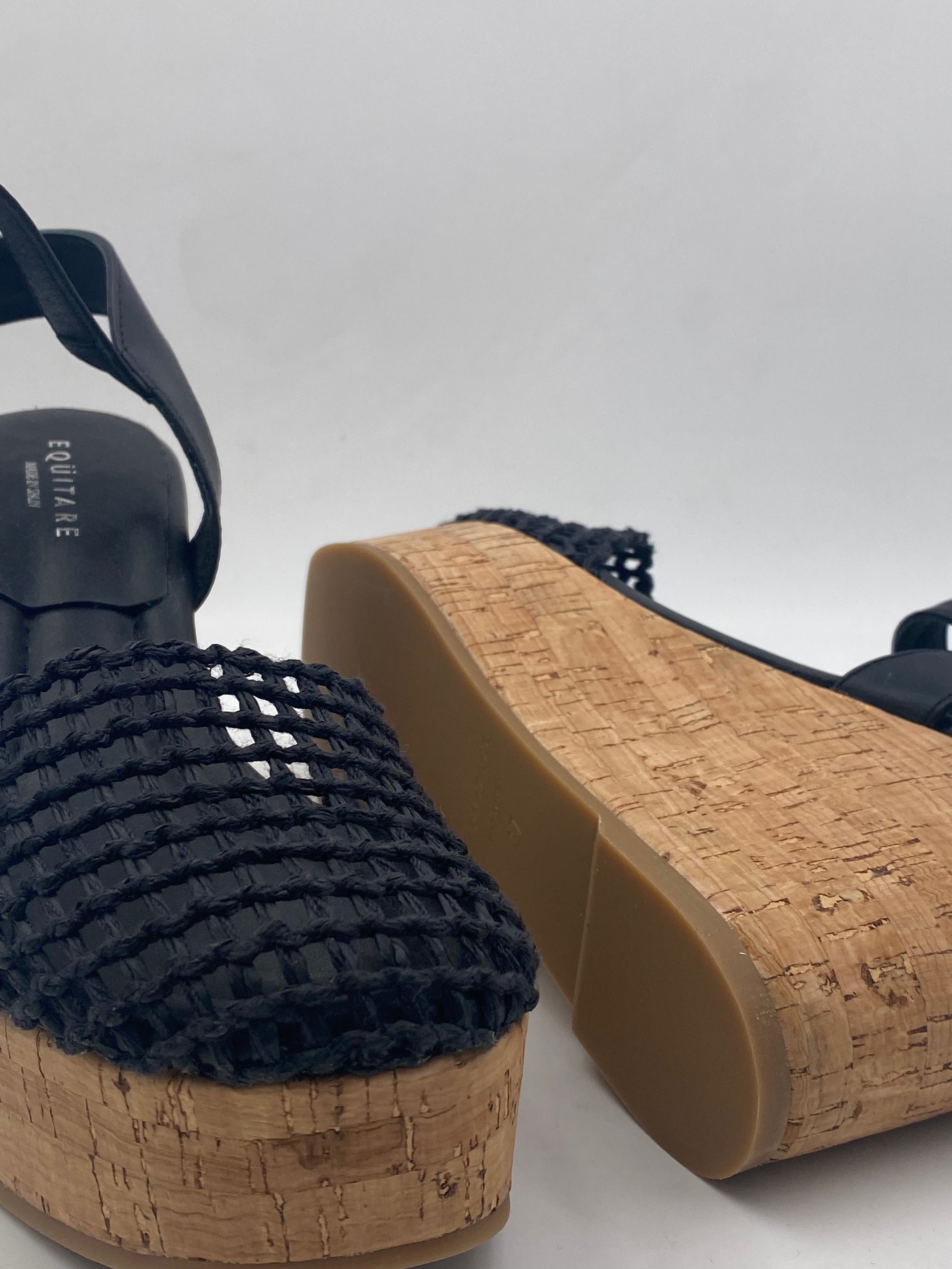 EQUITARE - Sandalo Deka in raffia