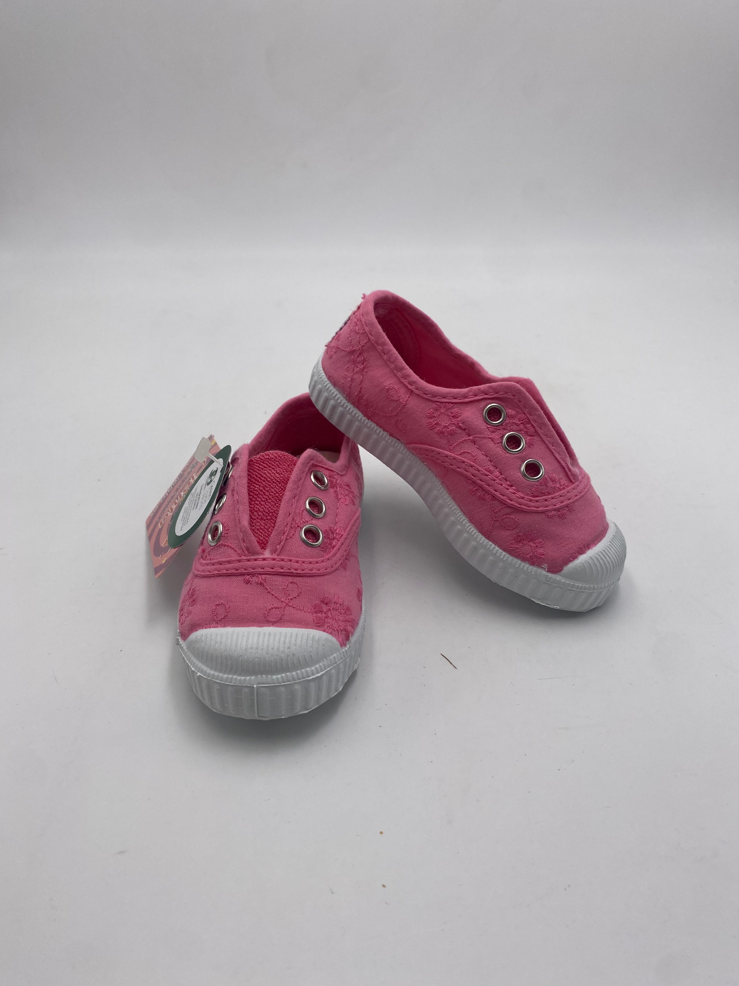 CIENTA  - Sneakers con Ricamo Floreale in tela