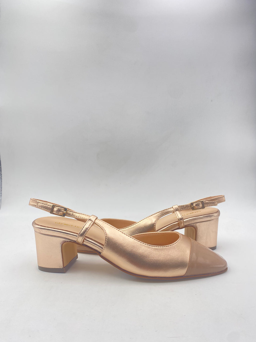 George Hogg - Sandalo modello Chanel Tacco largo