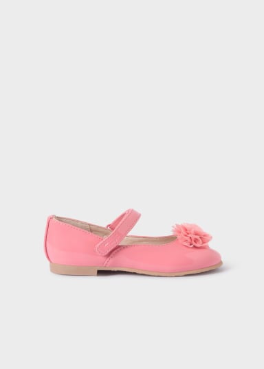 MAYORAL - Ballerina effetto vernice con Fiore - PRIMI PASSI