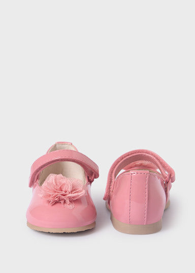 MAYORAL - Ballerina effetto vernice con Fiore - PRIMI PASSI