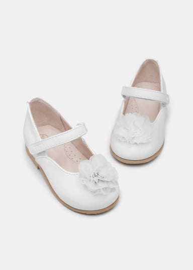 MAYORAL - Ballerina effetto vernice con Fiore - PRIMI PASSI