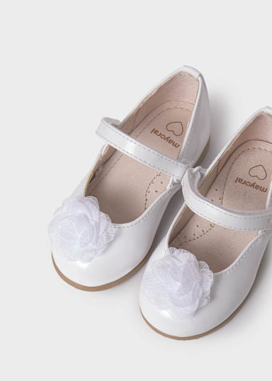 MAYORAL - Ballerina effetto vernice con Fiore - PRIMI PASSI