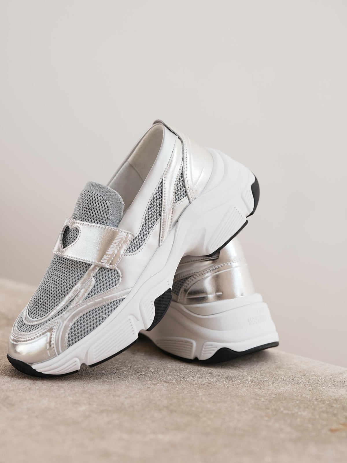 LOVE MOSCHINO - SILVER LOW | DONNA
