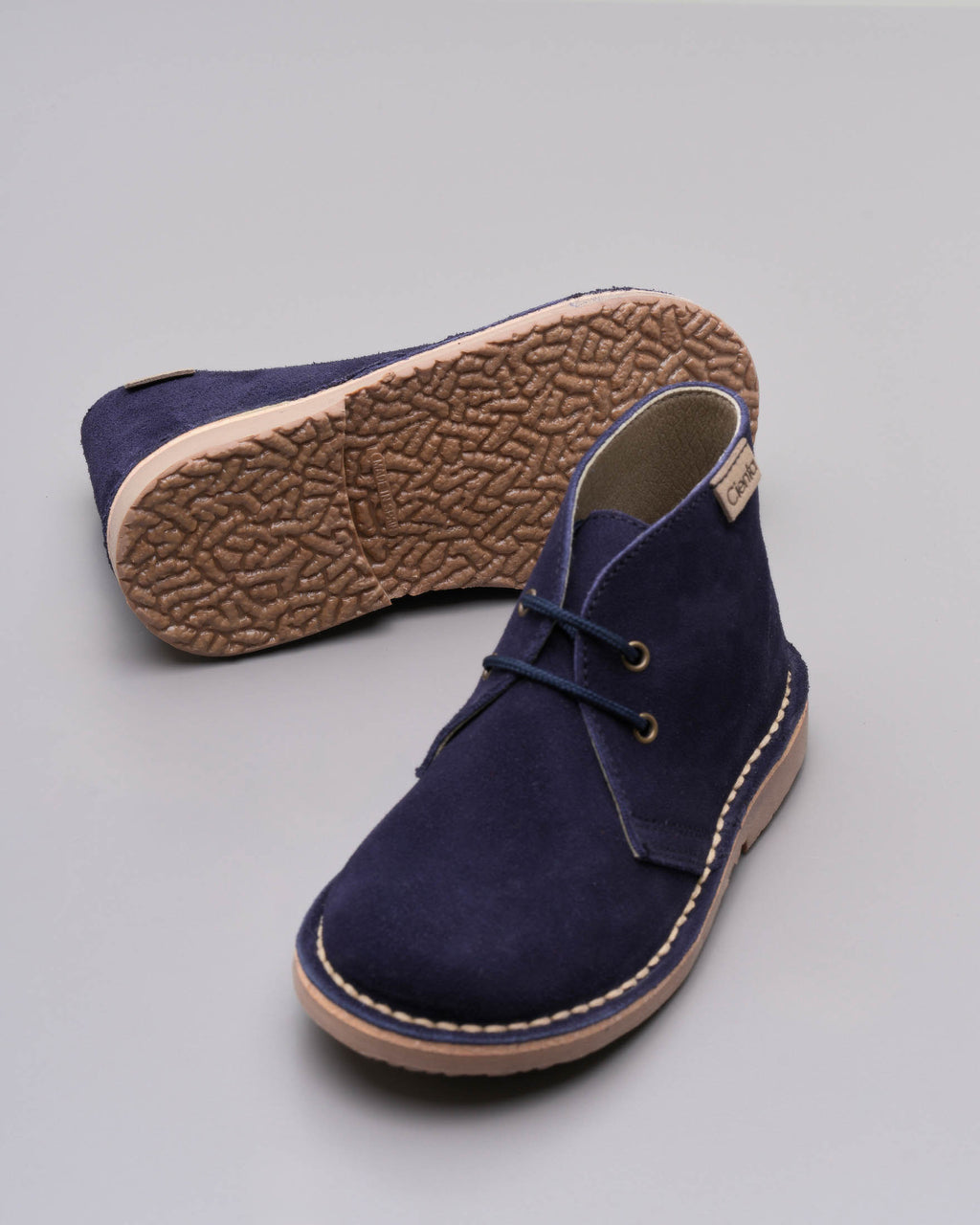 CIENTA - 1050065 | Polacchino blu camoscio