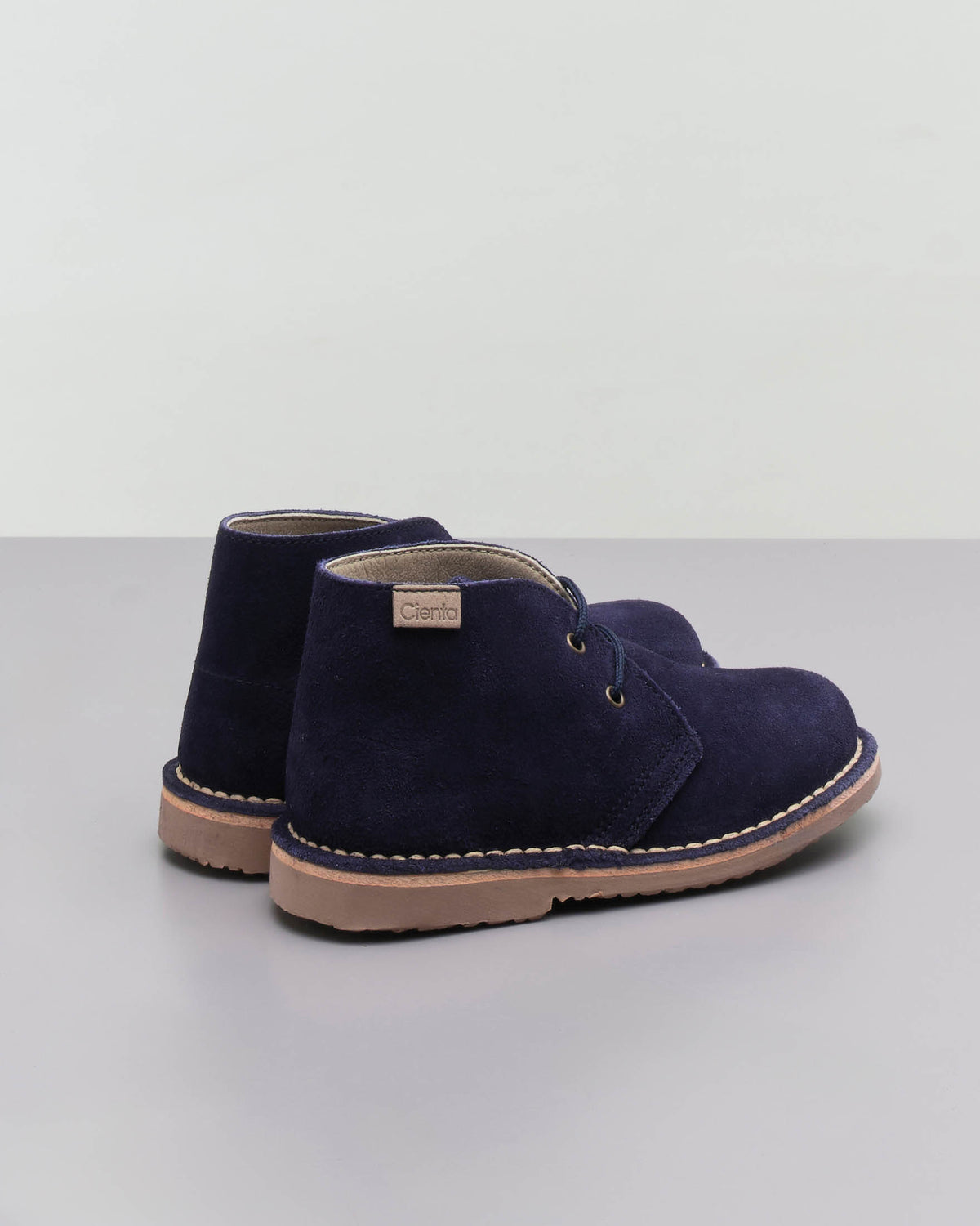 CIENTA - 1050065 | Polacchino blu camoscio