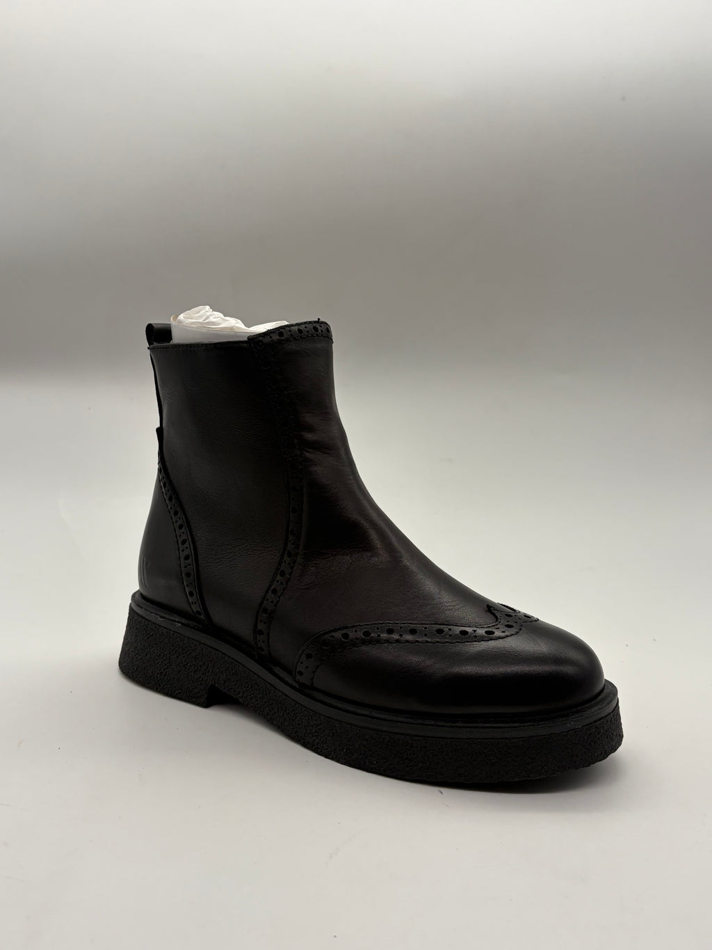 FLEX | Tronchetto in Pelle Nero  | Donna