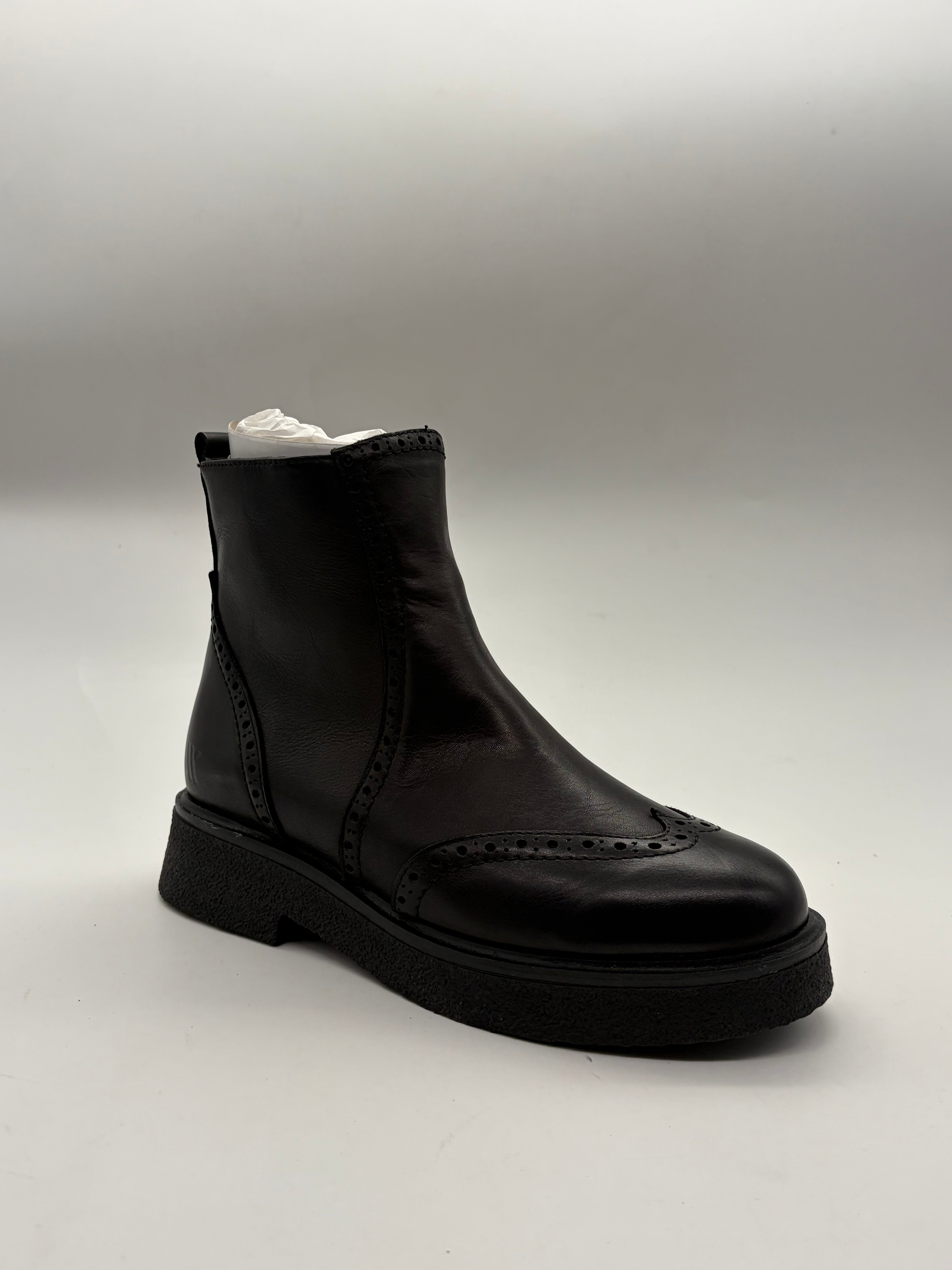 FLEX | Tronchetto in Pelle Nero  | Donna