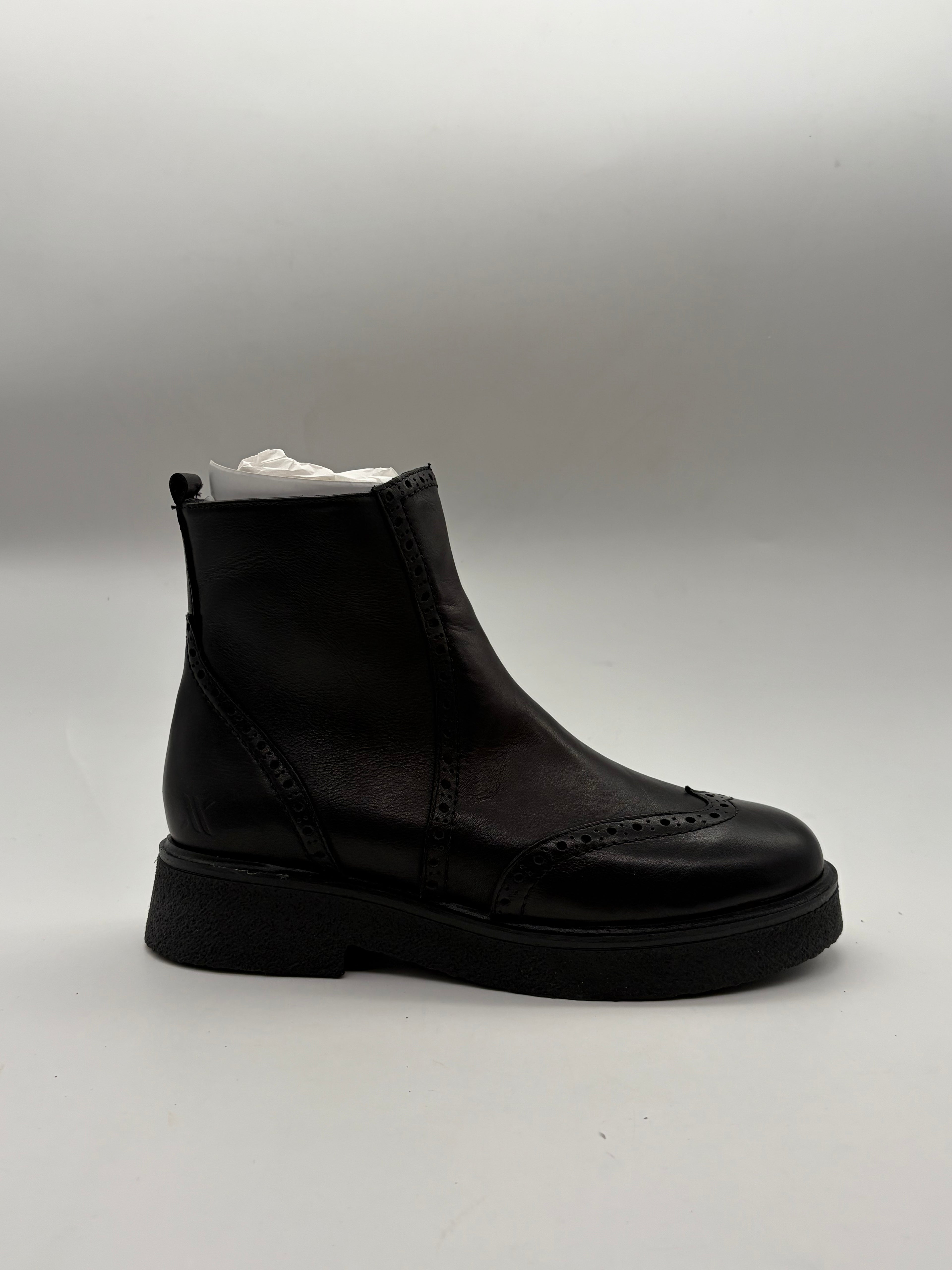 FLEX | Tronchetto in Pelle Nero  | Donna