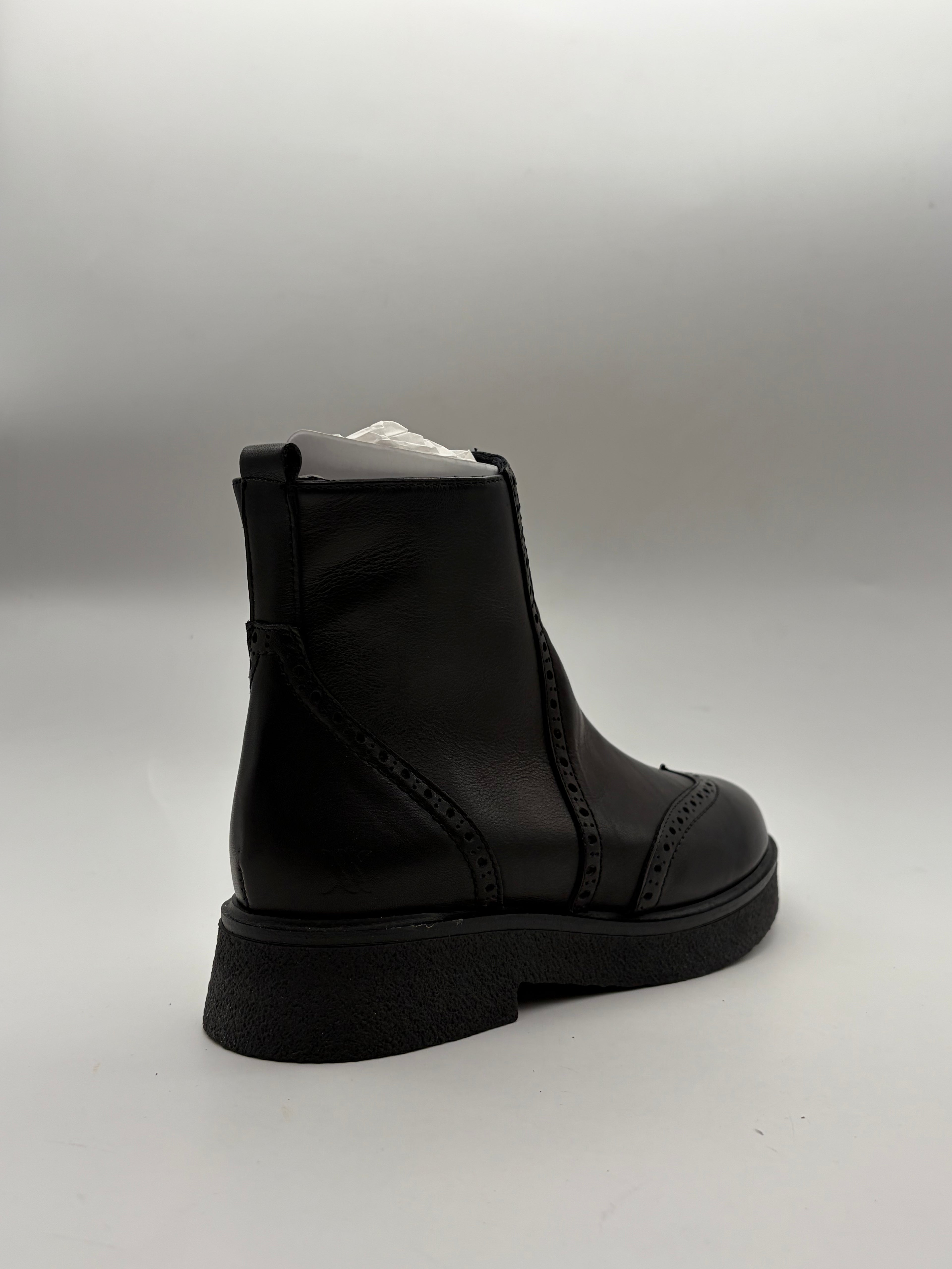 FLEX | Tronchetto in Pelle Nero  | Donna