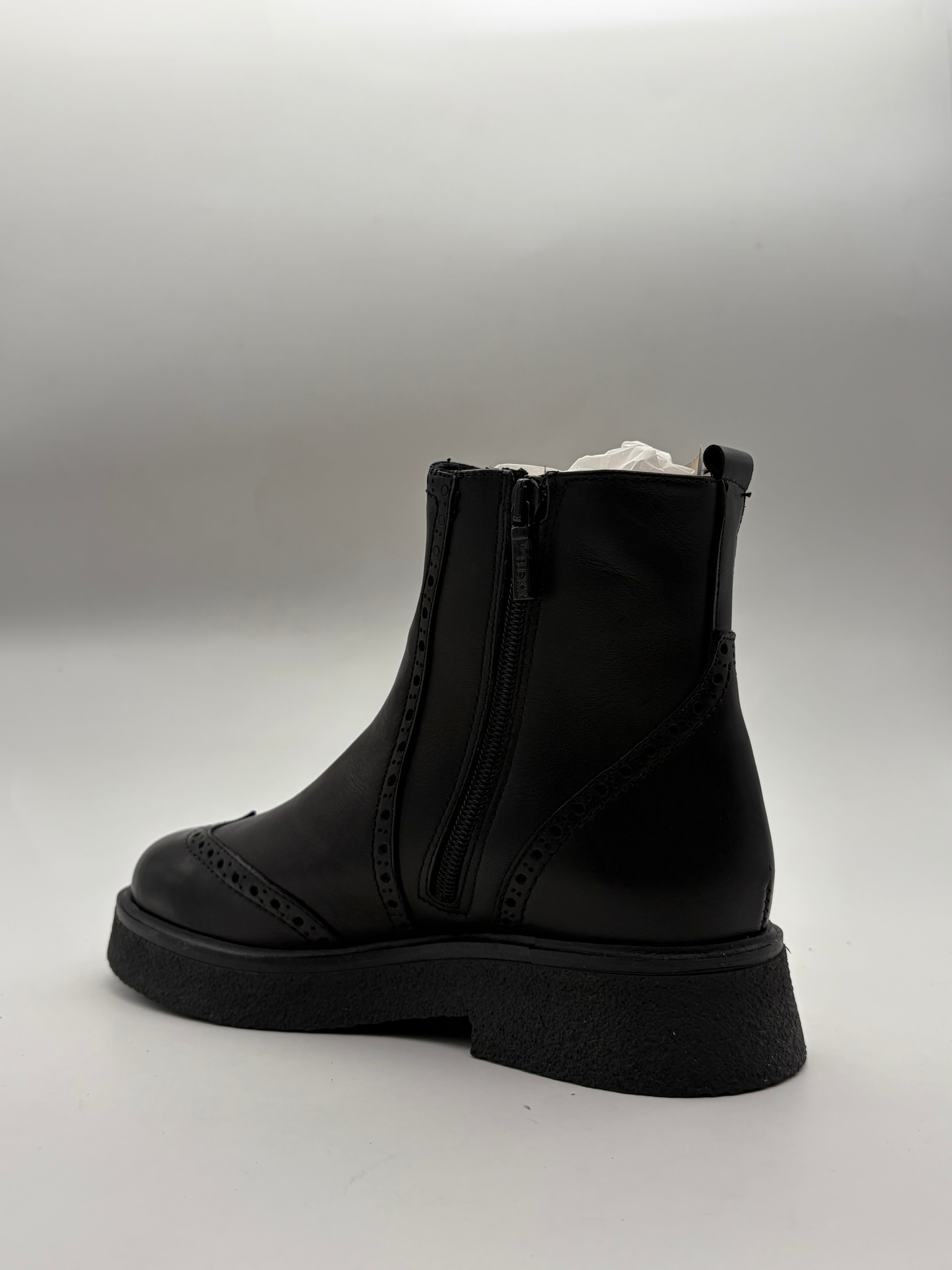 FLEX | Tronchetto in Pelle Nero  | Donna