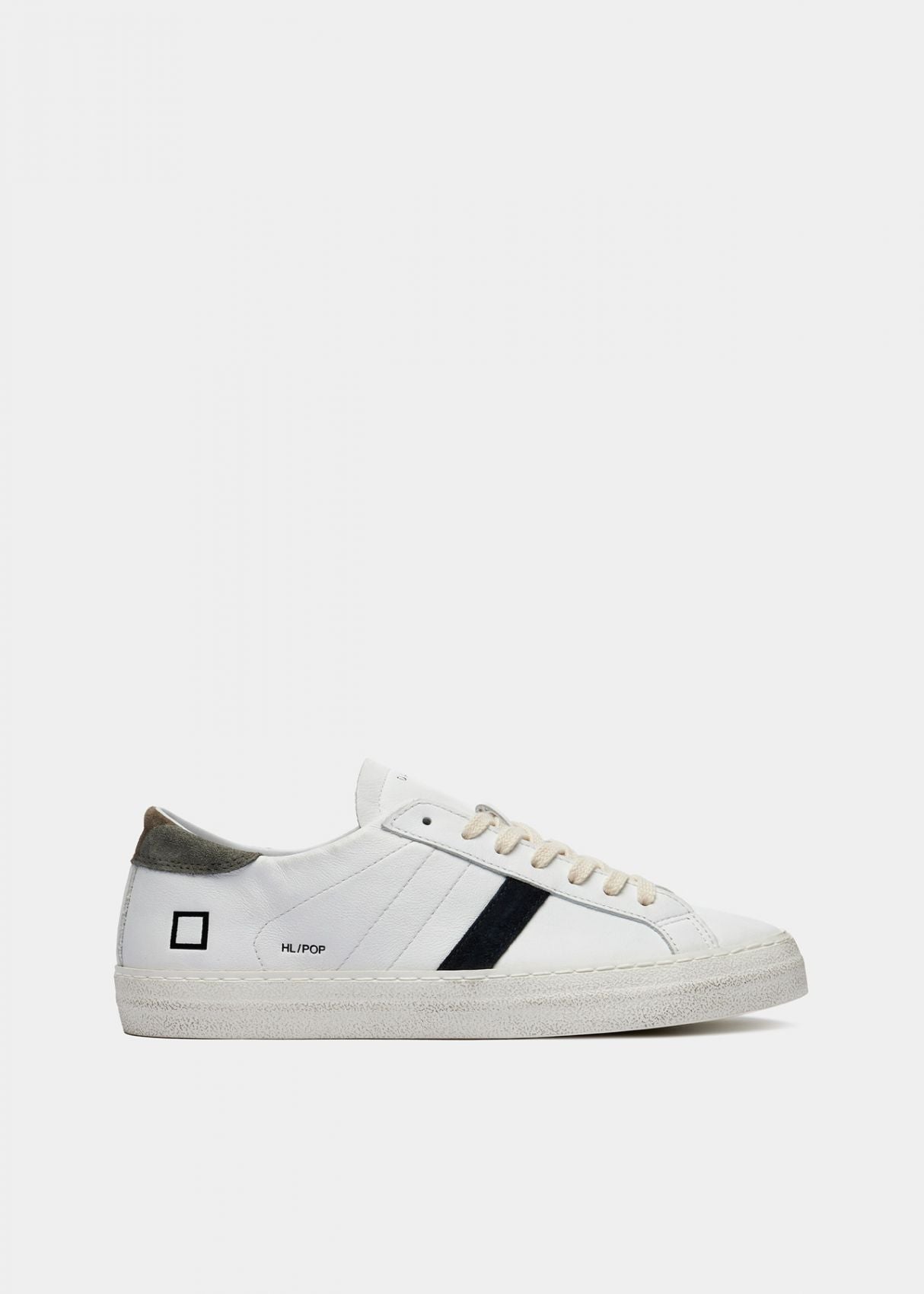 D.A.T.E. UOMO - HILL LOW POP WHITE/CAMO