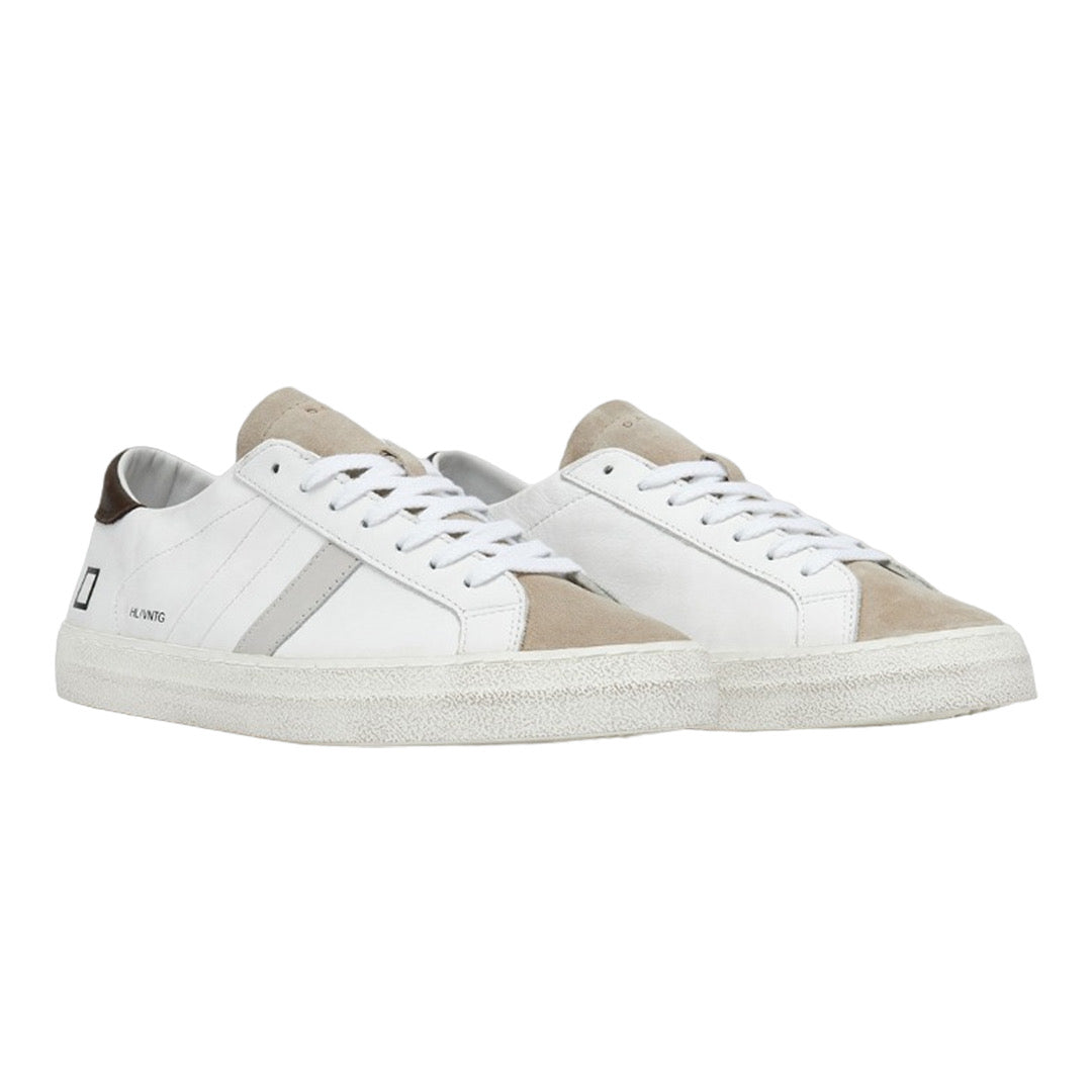 D.A.T.E. UOMO - HILL LOW VINTAGE CALF WHITE - T. MORO