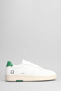 D.A.T.E. UOMO - COURT MONO WHITE - GREEN