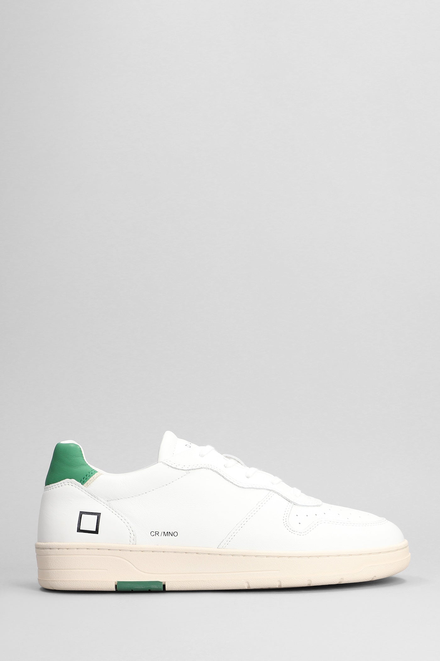 D.A.T.E. UOMO - COURT MONO WHITE - GREEN
