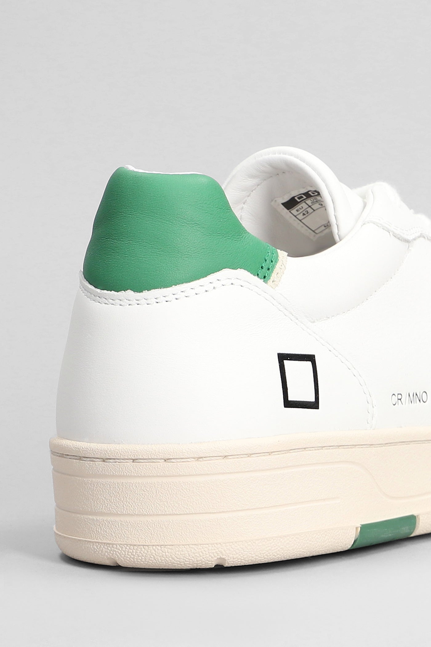 D.A.T.E. UOMO - COURT MONO WHITE - GREEN