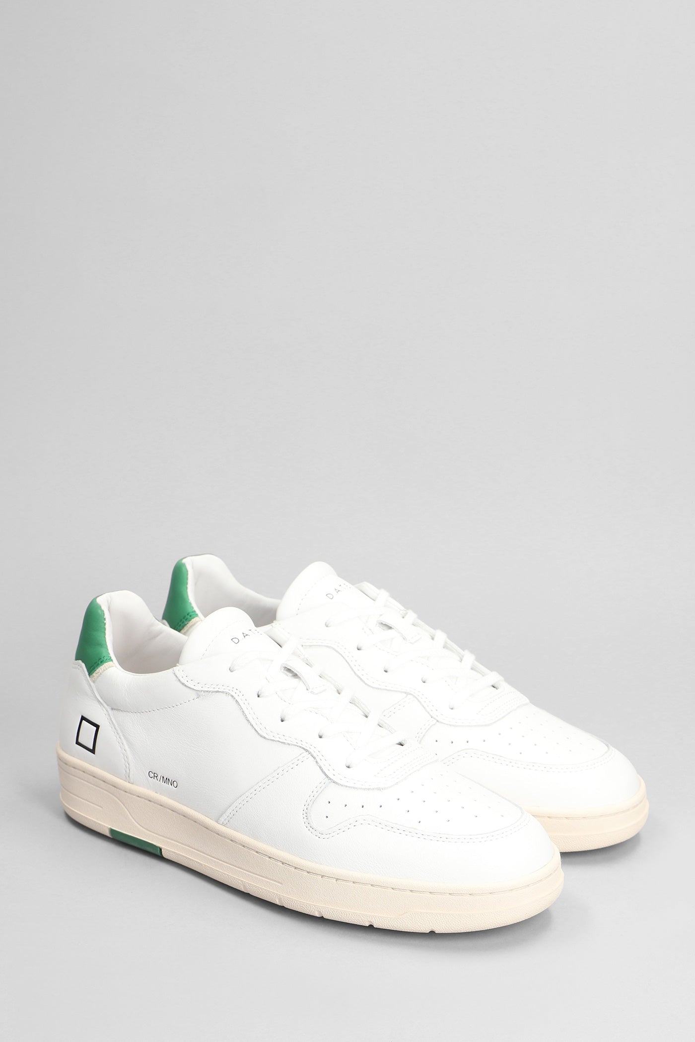 D.A.T.E. UOMO - COURT MONO WHITE - GREEN