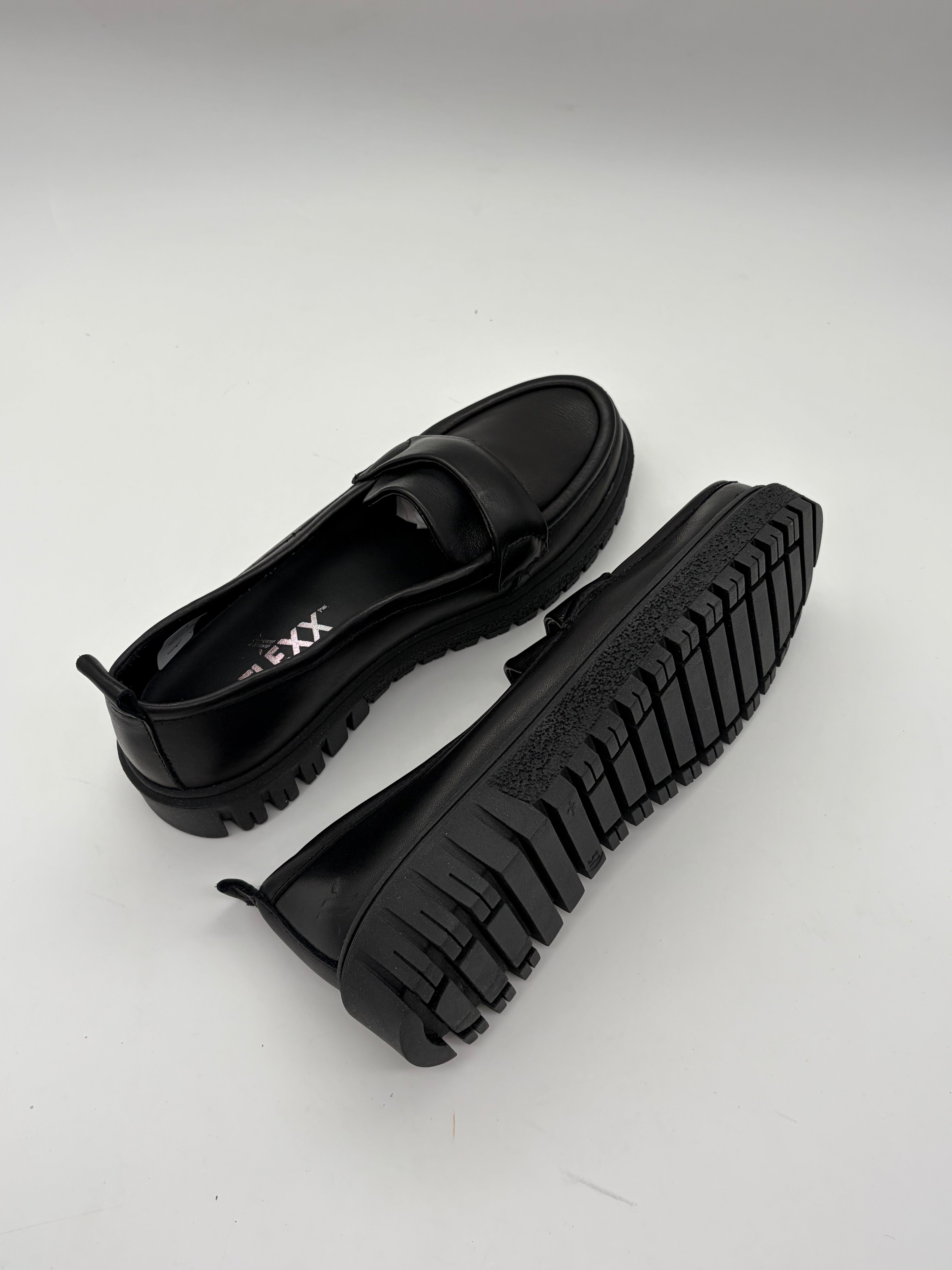 FLEX | Mocassino Pelle Nero | Donna