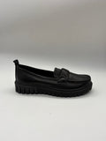 FLEX | Mocassino Pelle Nero | Donna