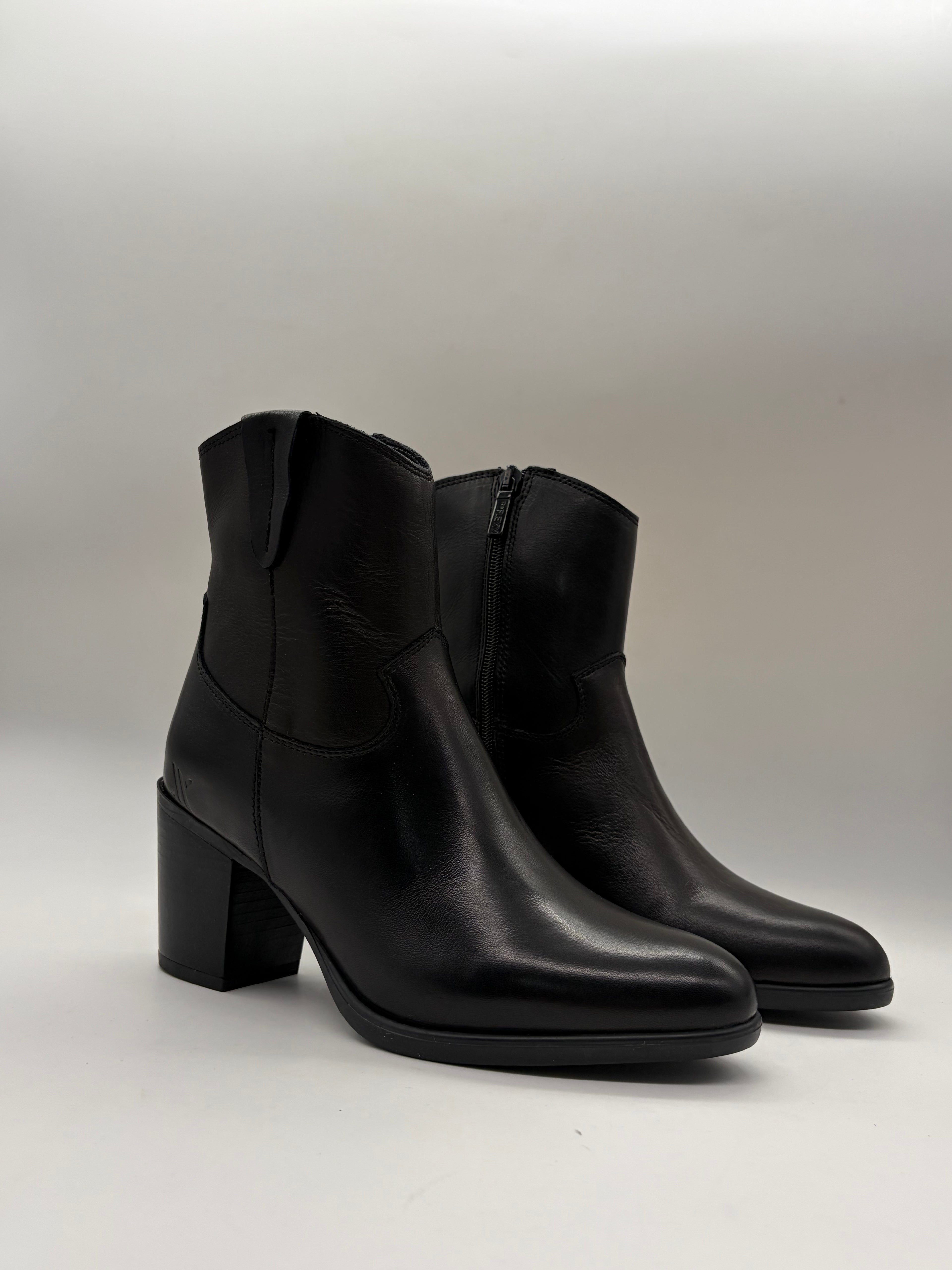 FLEX | Stivaletto Pelle Nero | Donna