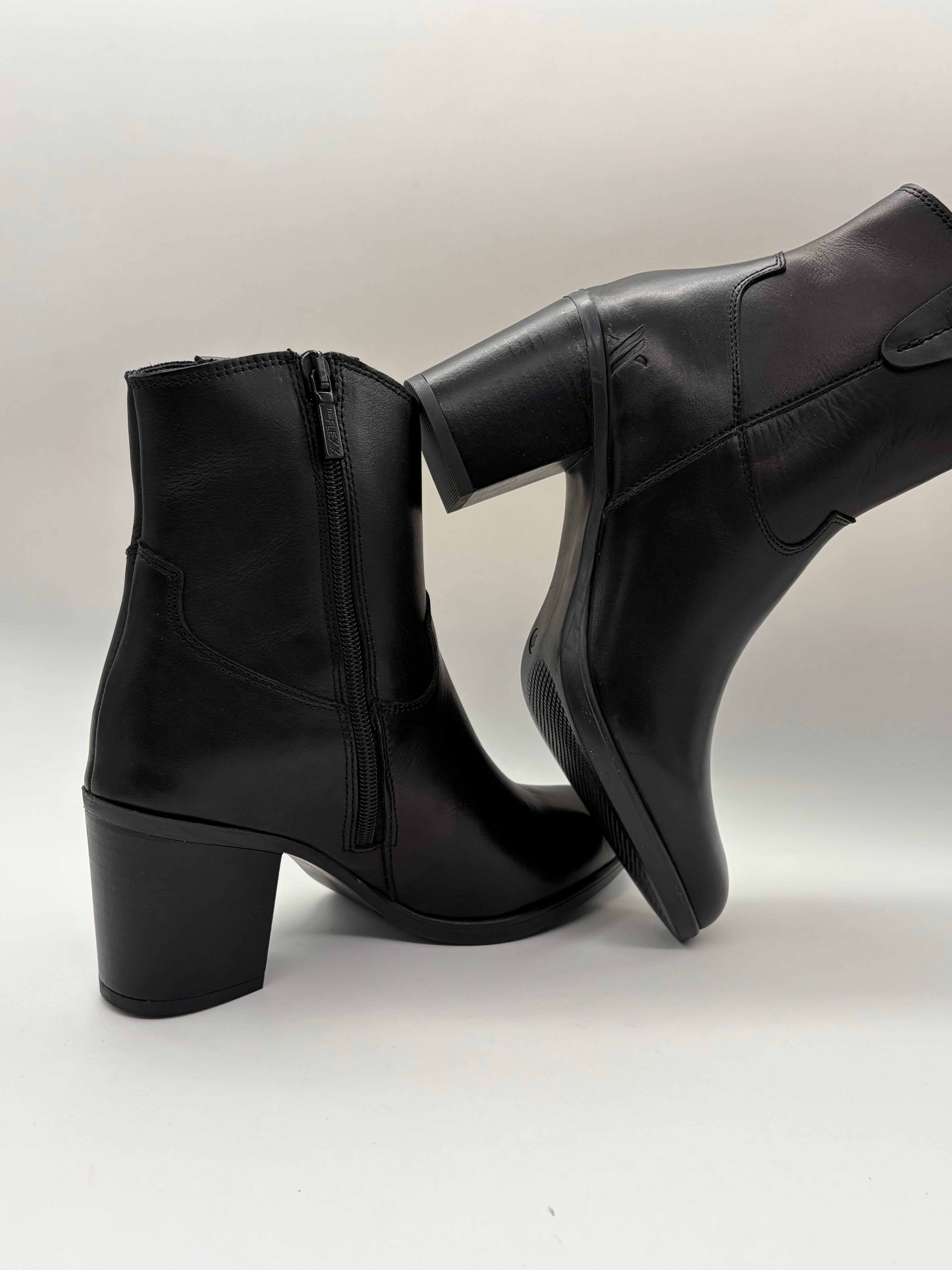 FLEX | Stivaletto Pelle Nero | Donna