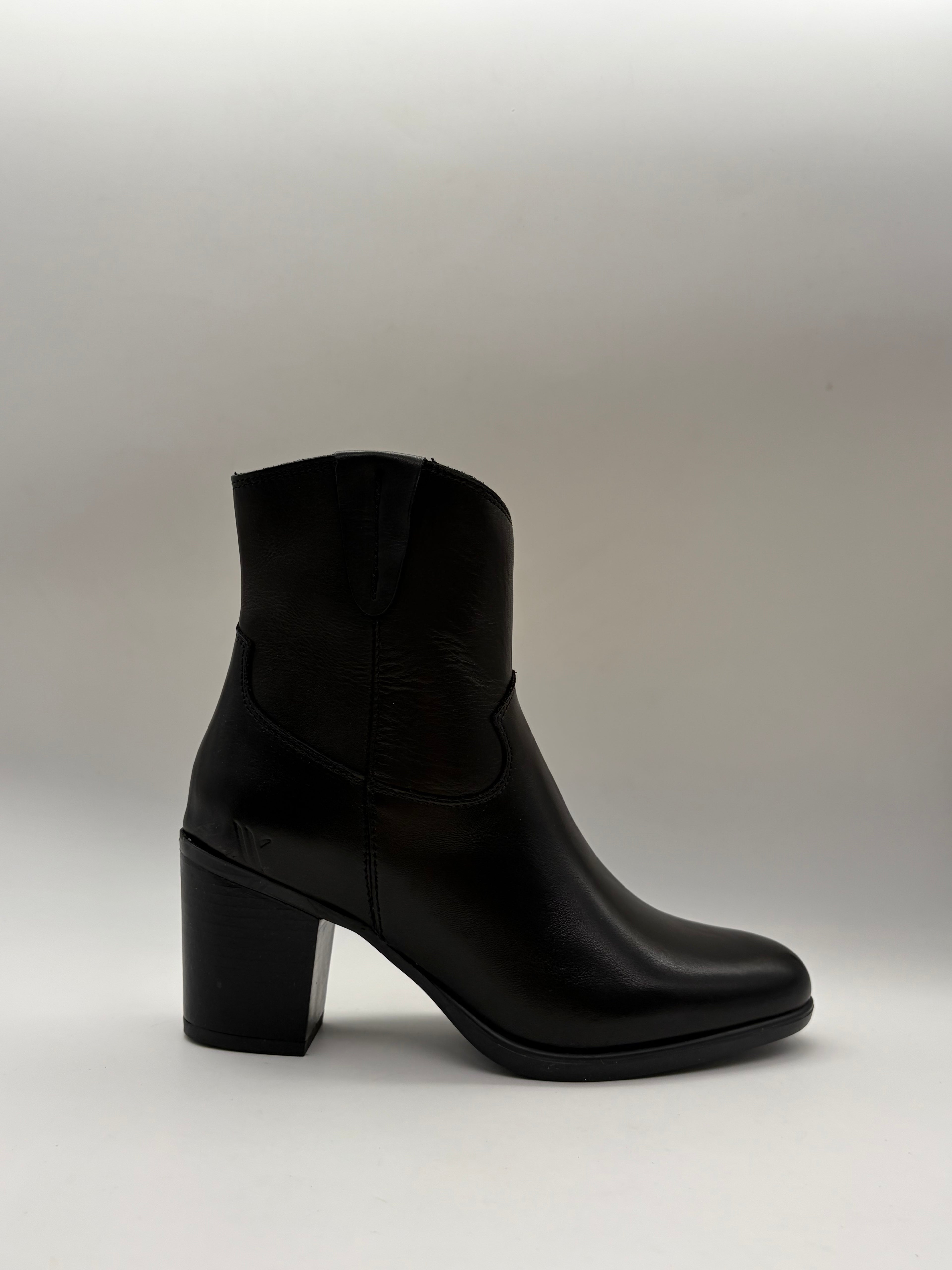 FLEX | Stivaletto Pelle Nero | Donna