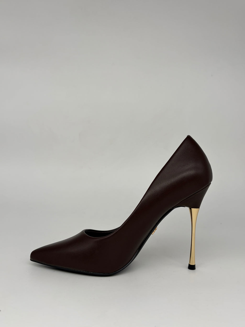 Gold & Gold - Tacco a stiletto effetto scultura Nero/Rosso