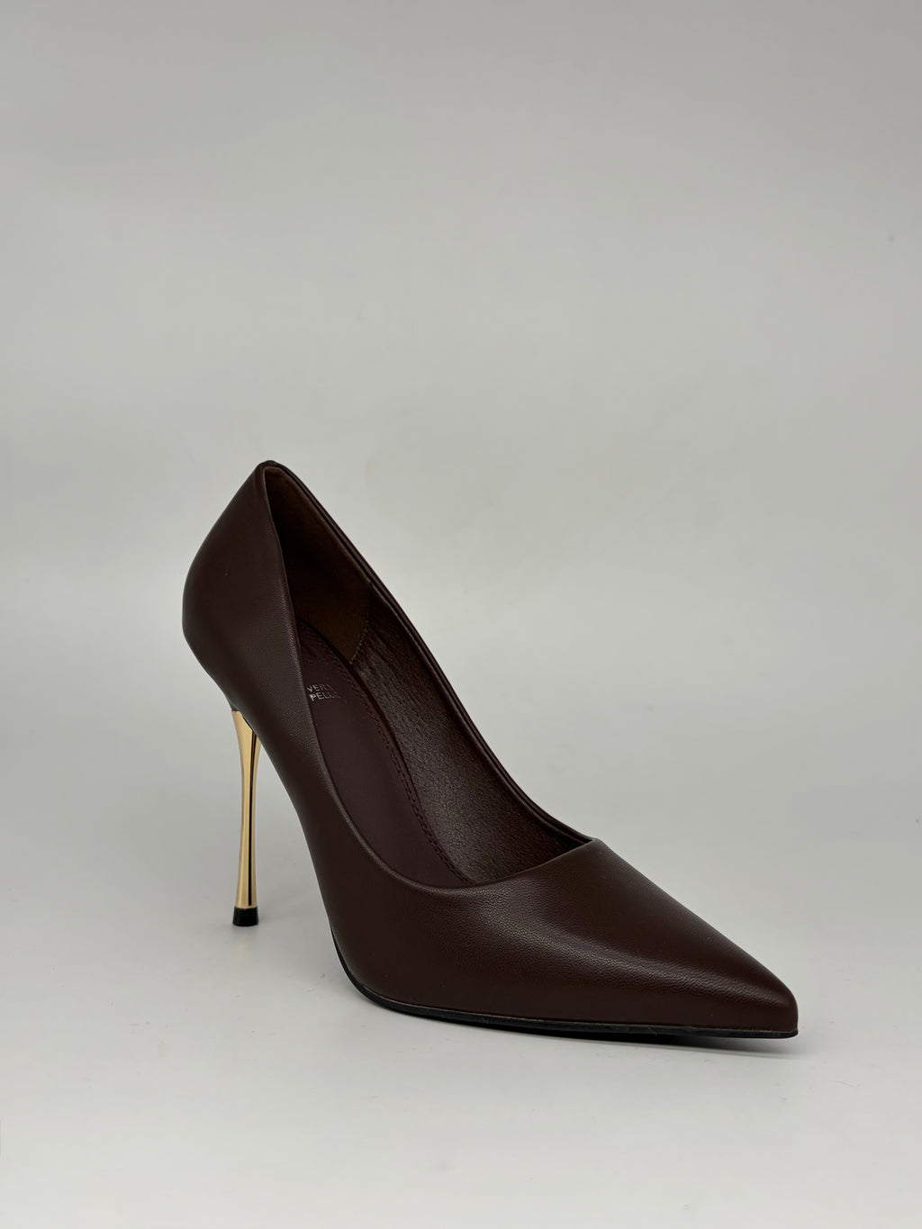 Gold & Gold - Tacco a stiletto effetto scultura Nero/Rosso