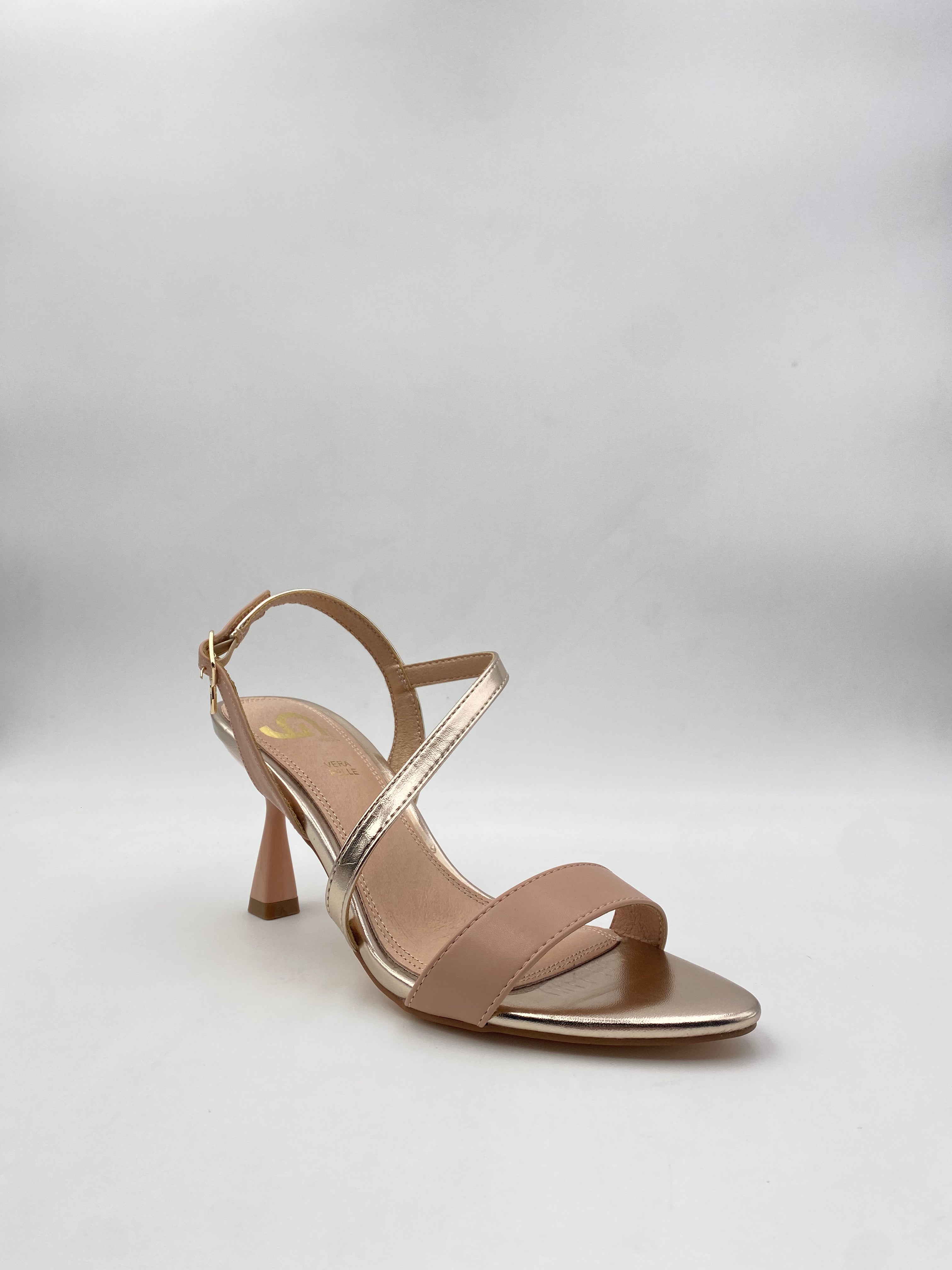 Gold&gold - Sandalo Tacco Oro Clessidra