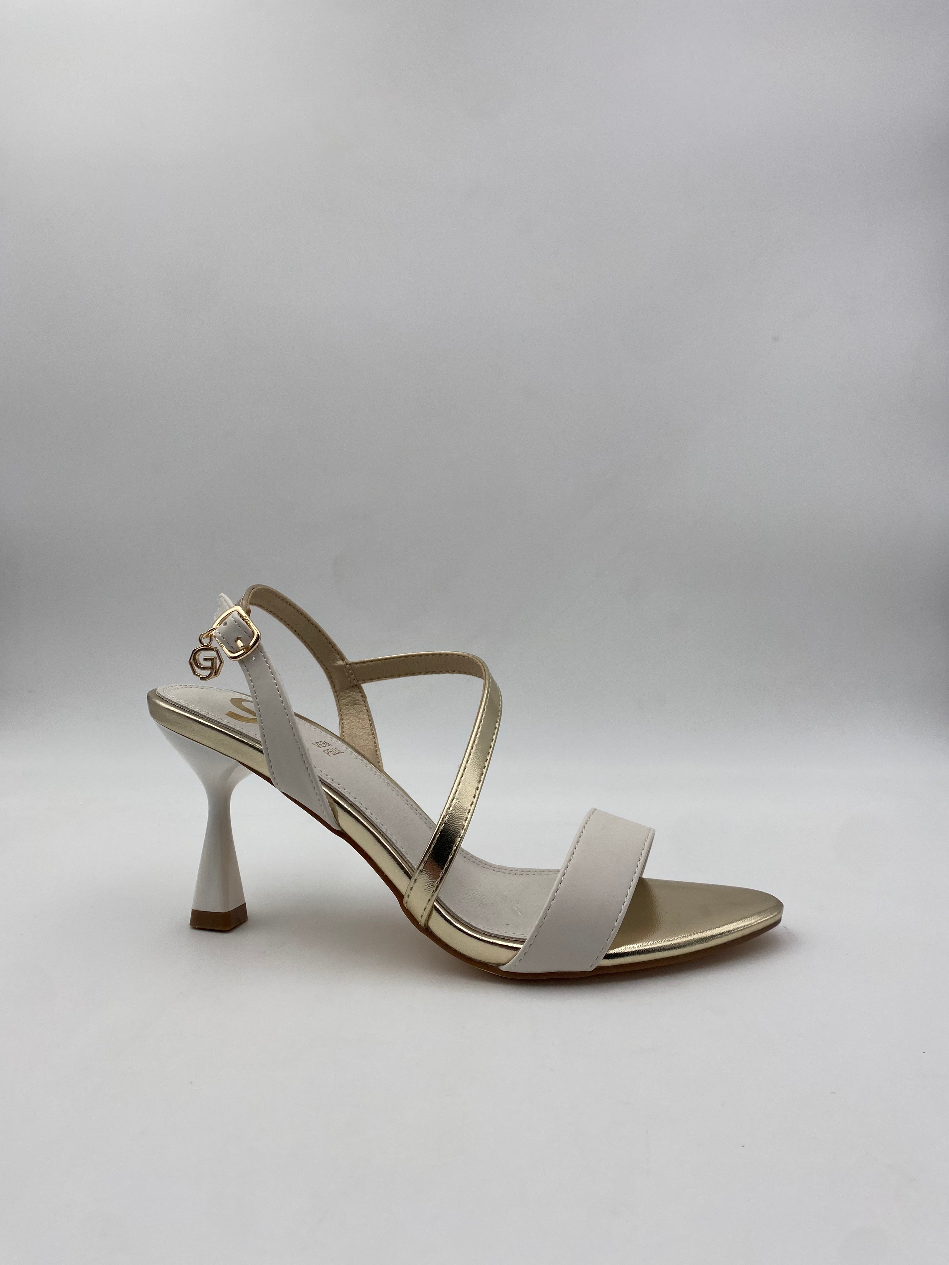 Gold&gold - Sandalo Tacco Oro Clessidra