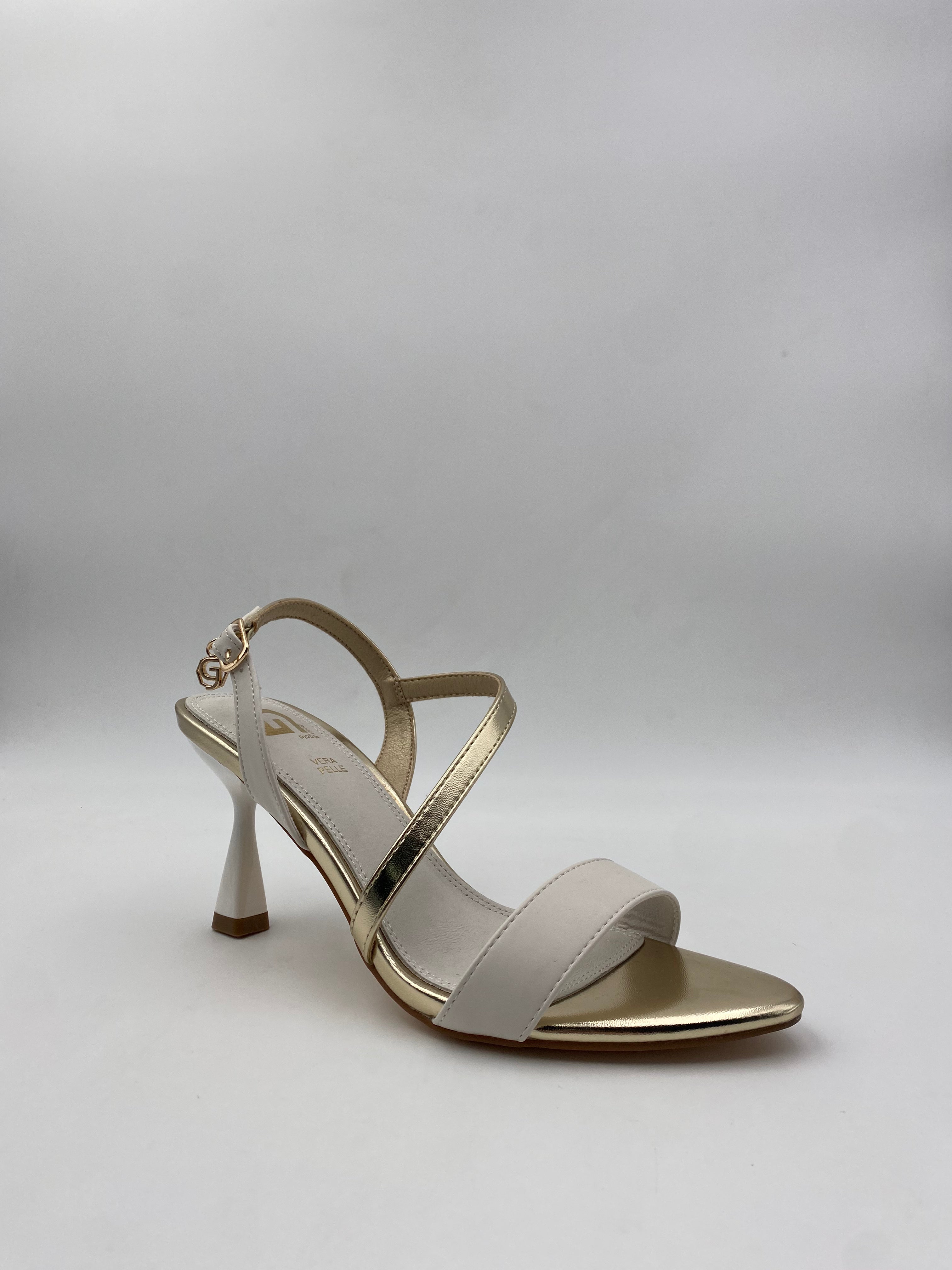 Gold&gold - Sandalo Tacco Oro Clessidra