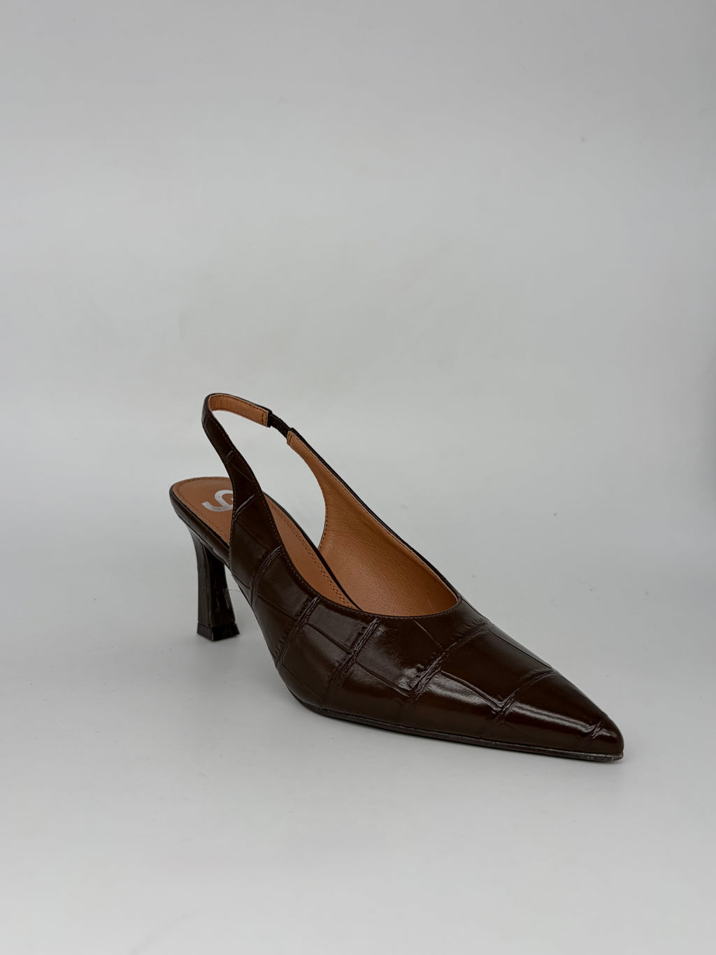 Gold & Gold - Décolleté Slingback Coccodrillo