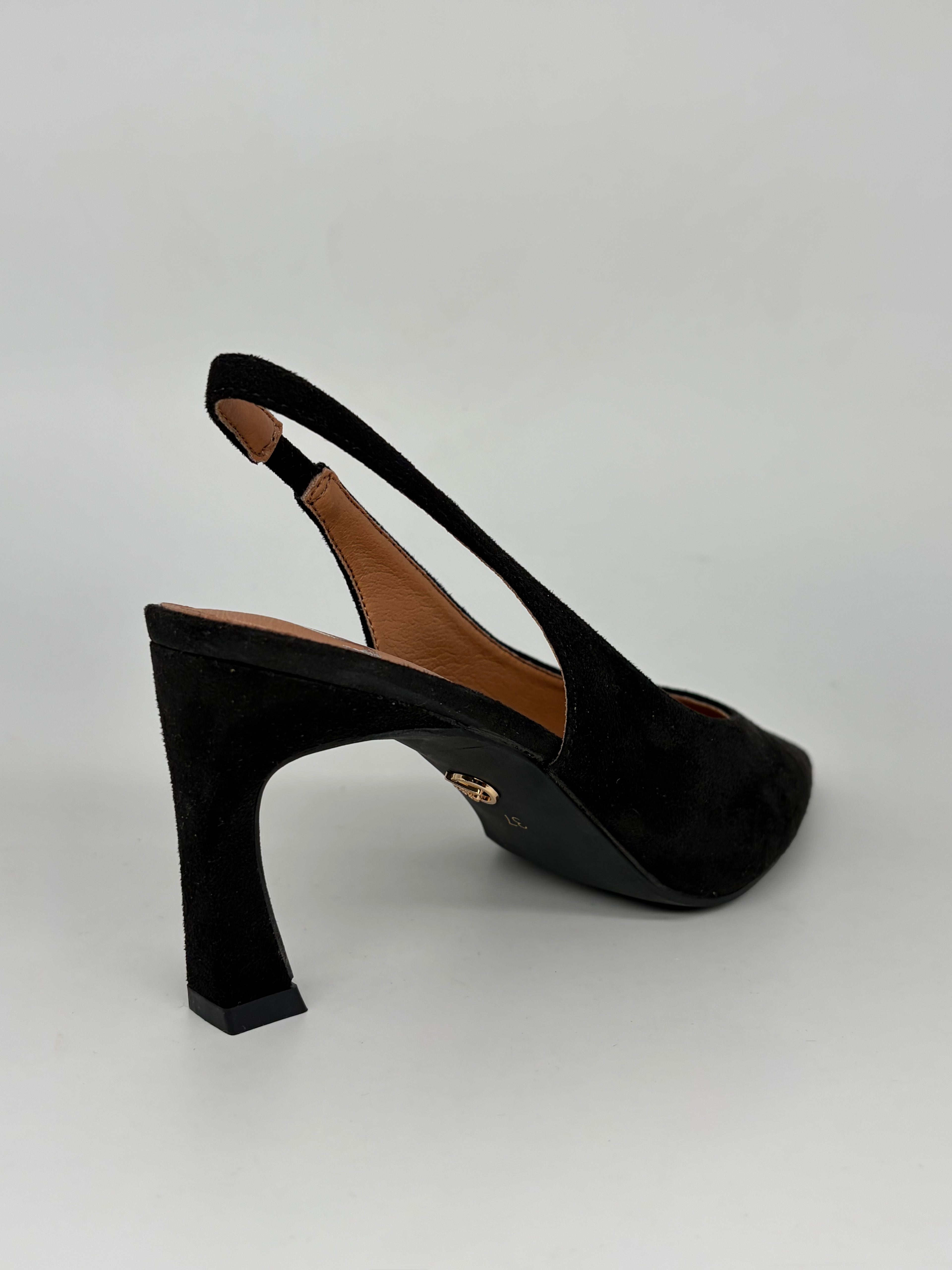 Gold & Gold - Slingback Camoscio basso