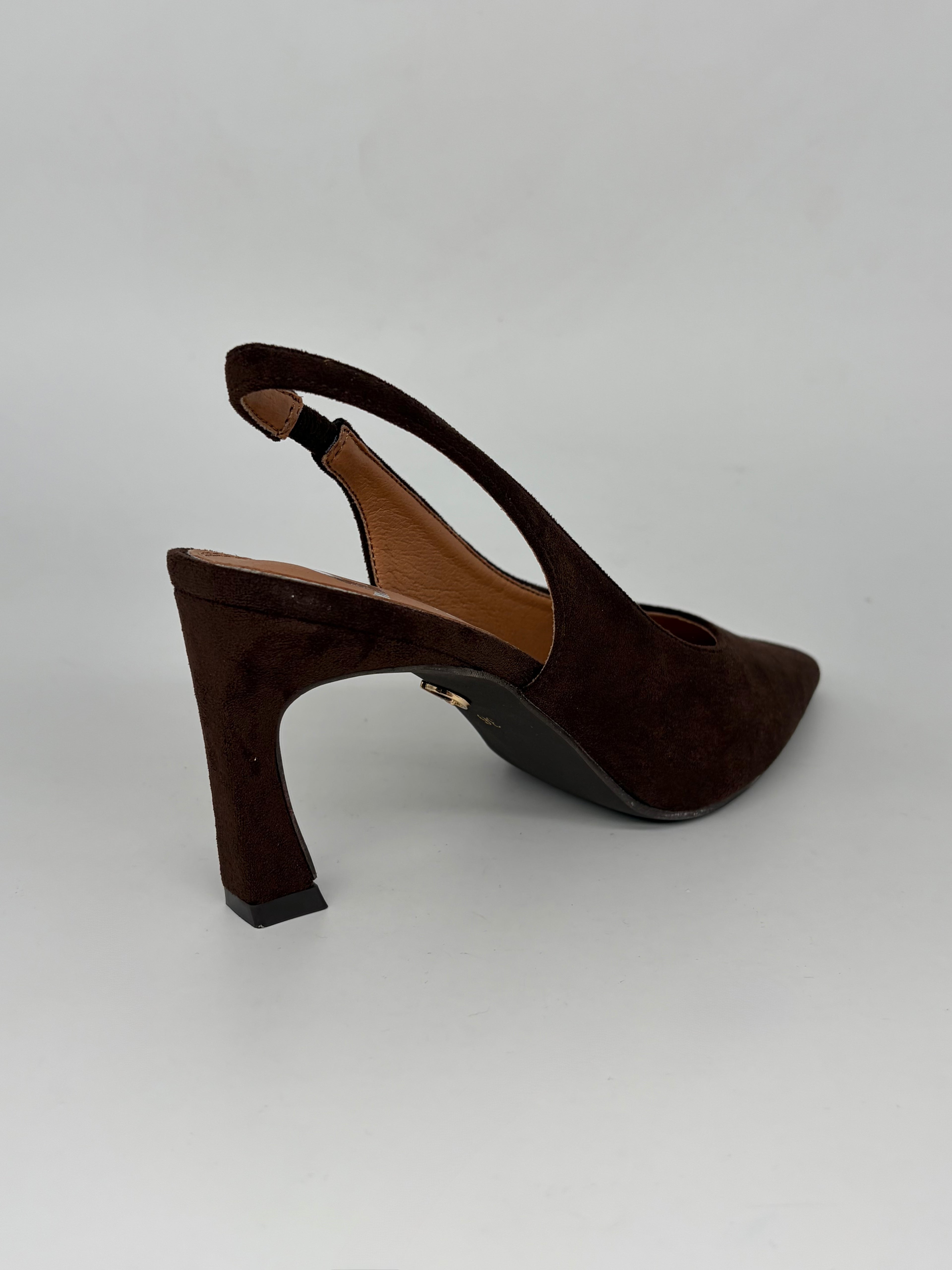 Gold & Gold - Slingback Camoscio basso