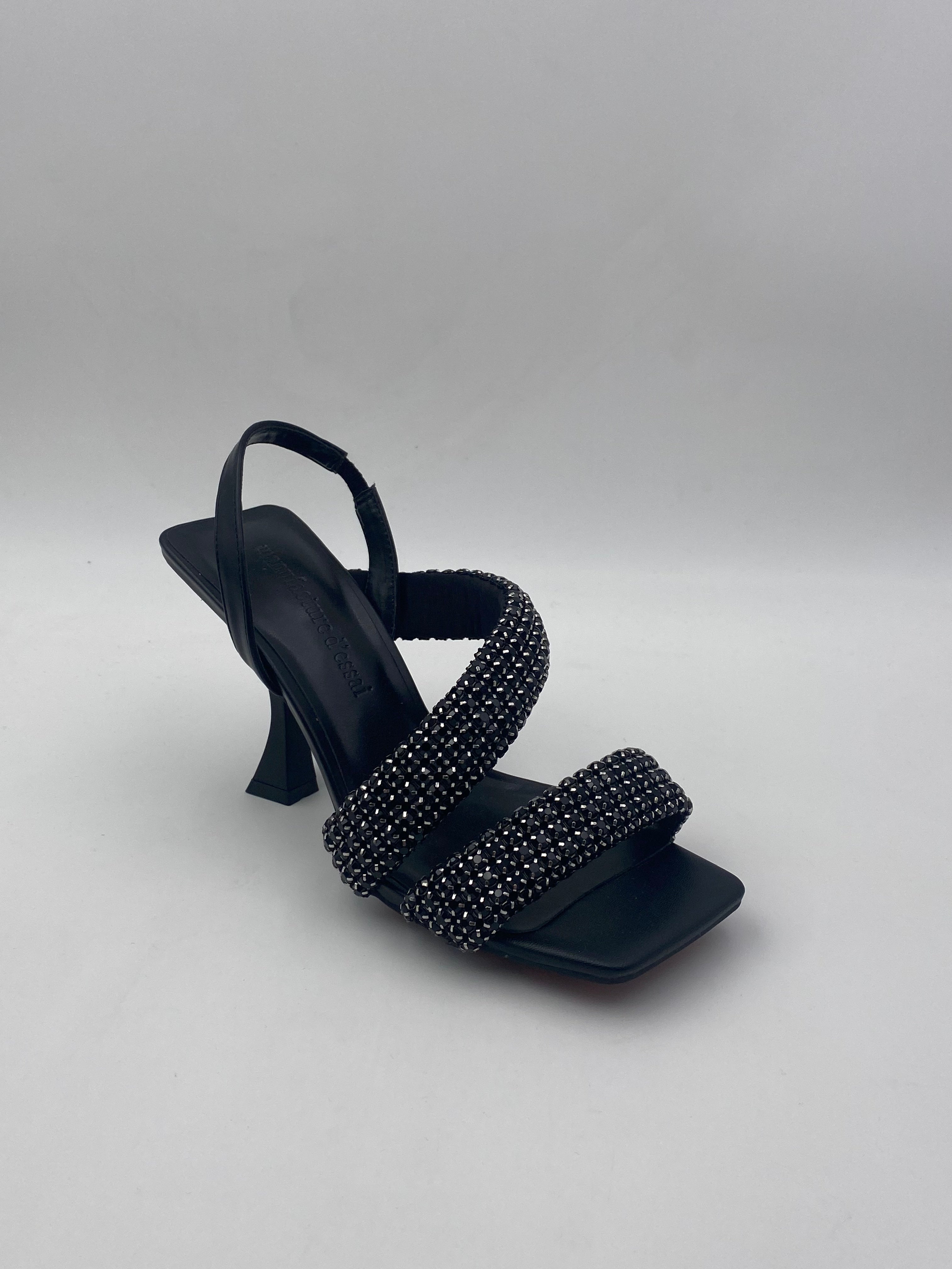 Manufacture D'Essai - Sandalo Strass/Nero - MO634