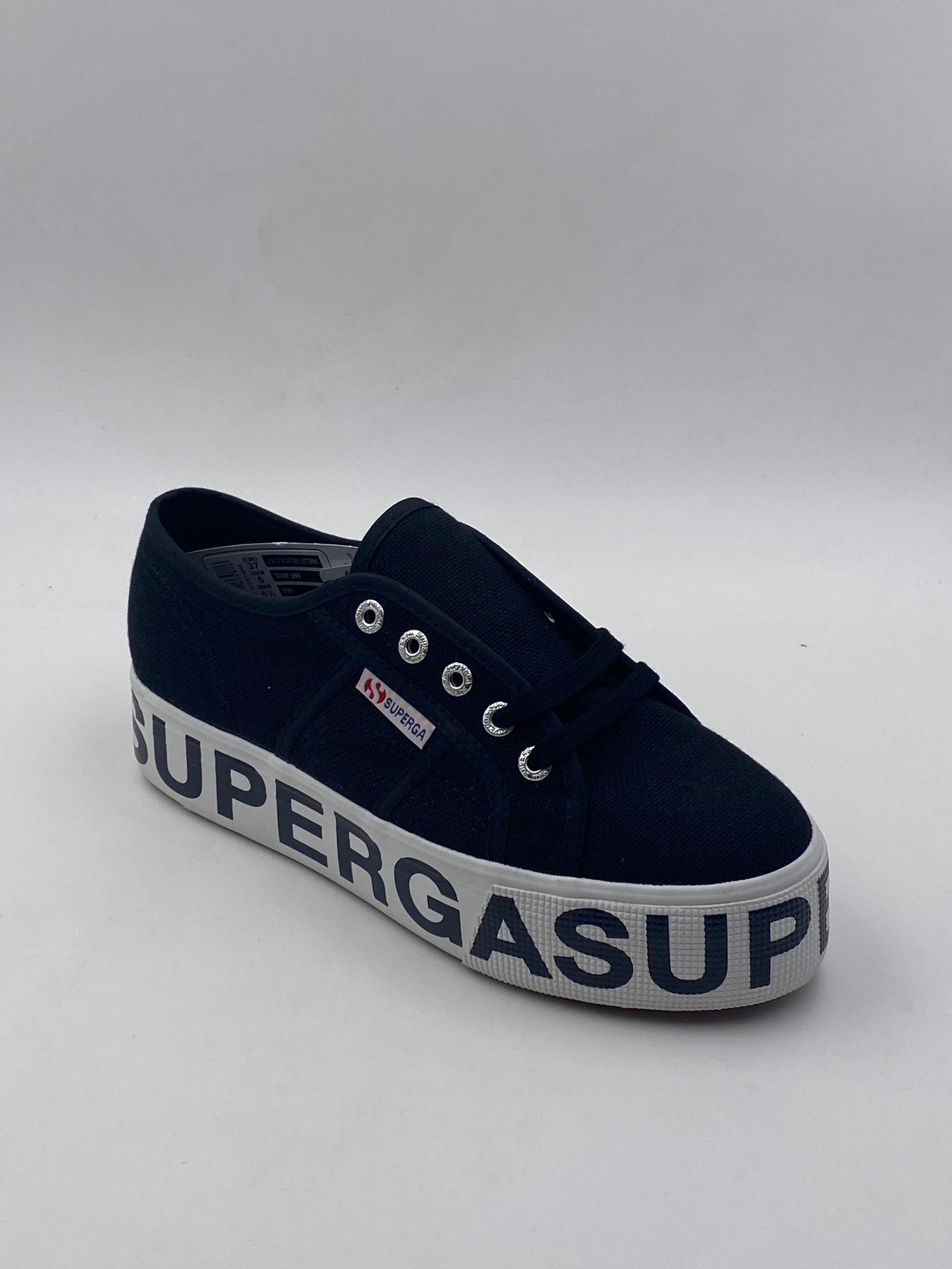 SUPERGA - Sneakers Donna Nera