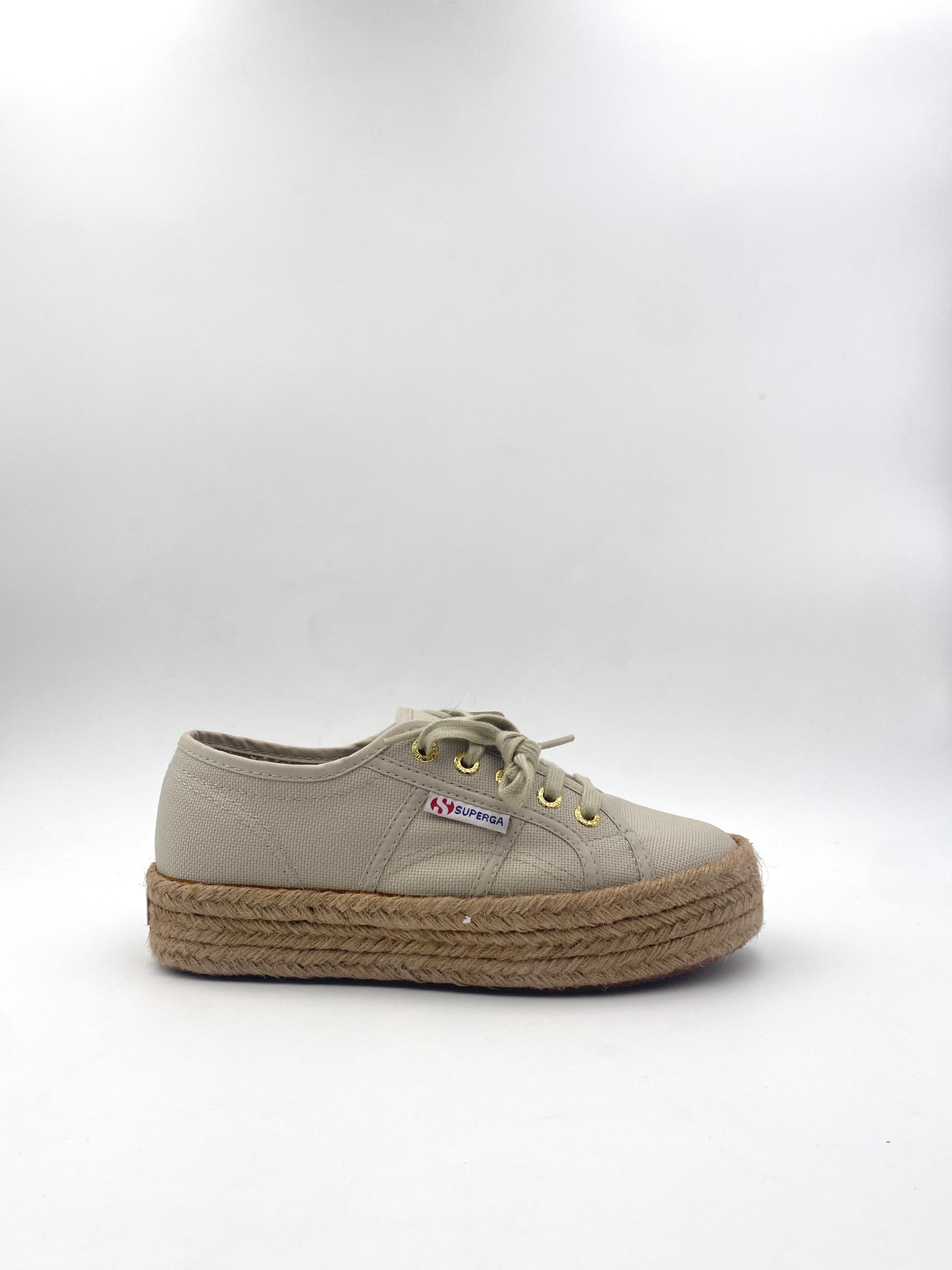 SUPERGA - Sneakers Donna Contropew Beige