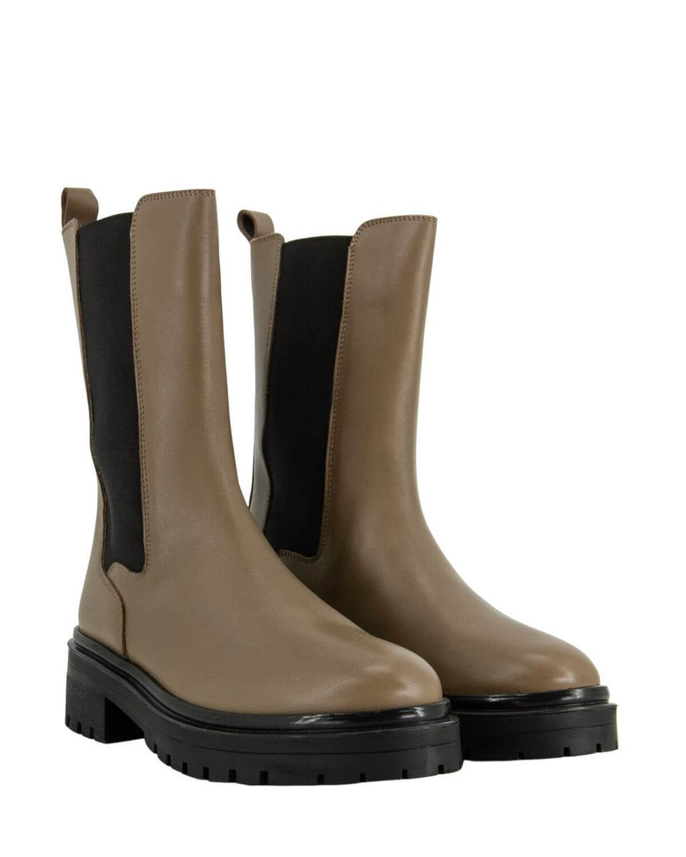 APE PAZZA-STIVALETTO CARMEN TAUPE