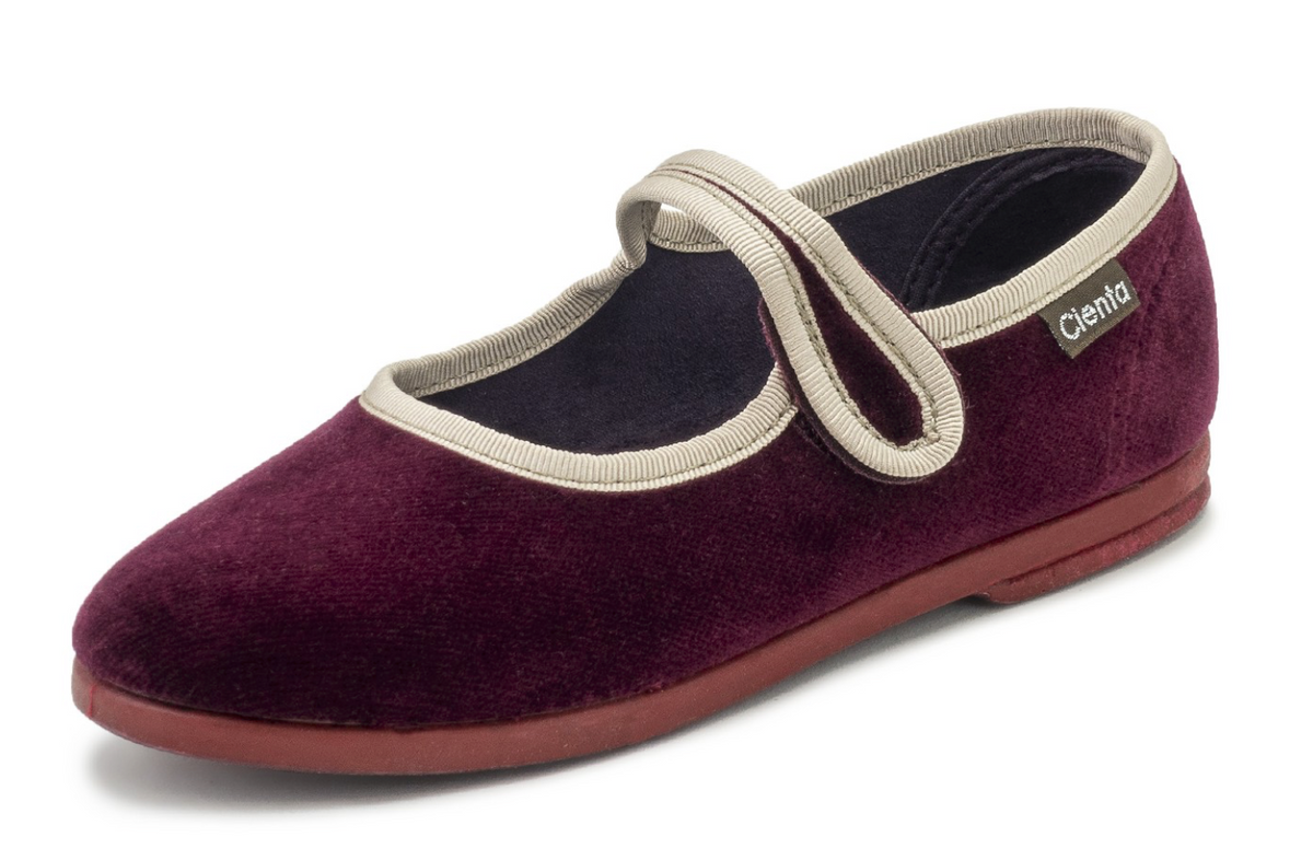 CIENTA - 400078 | Ballerine Velluto- Velcro