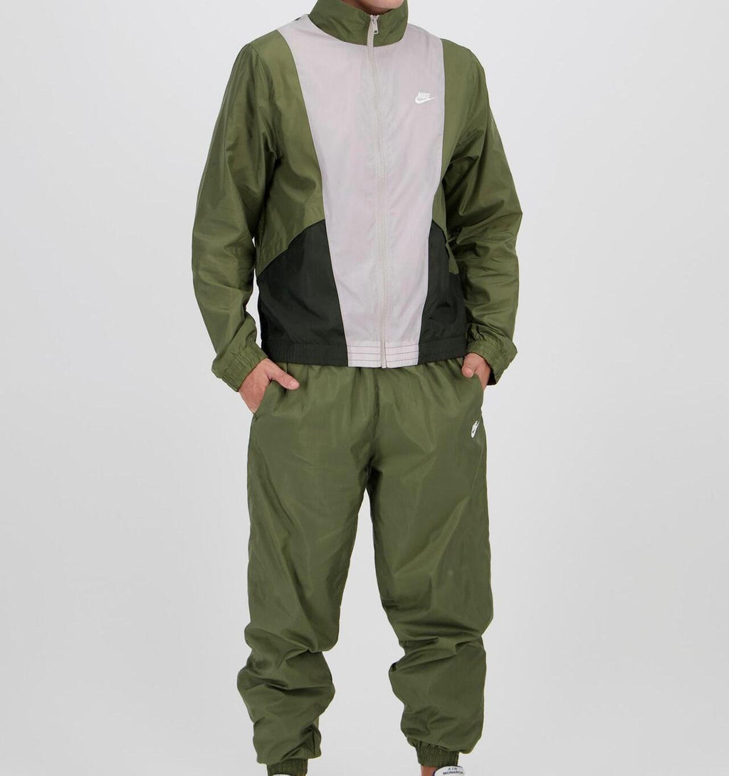 Nike Sportswear tuta uomo verde\grigio